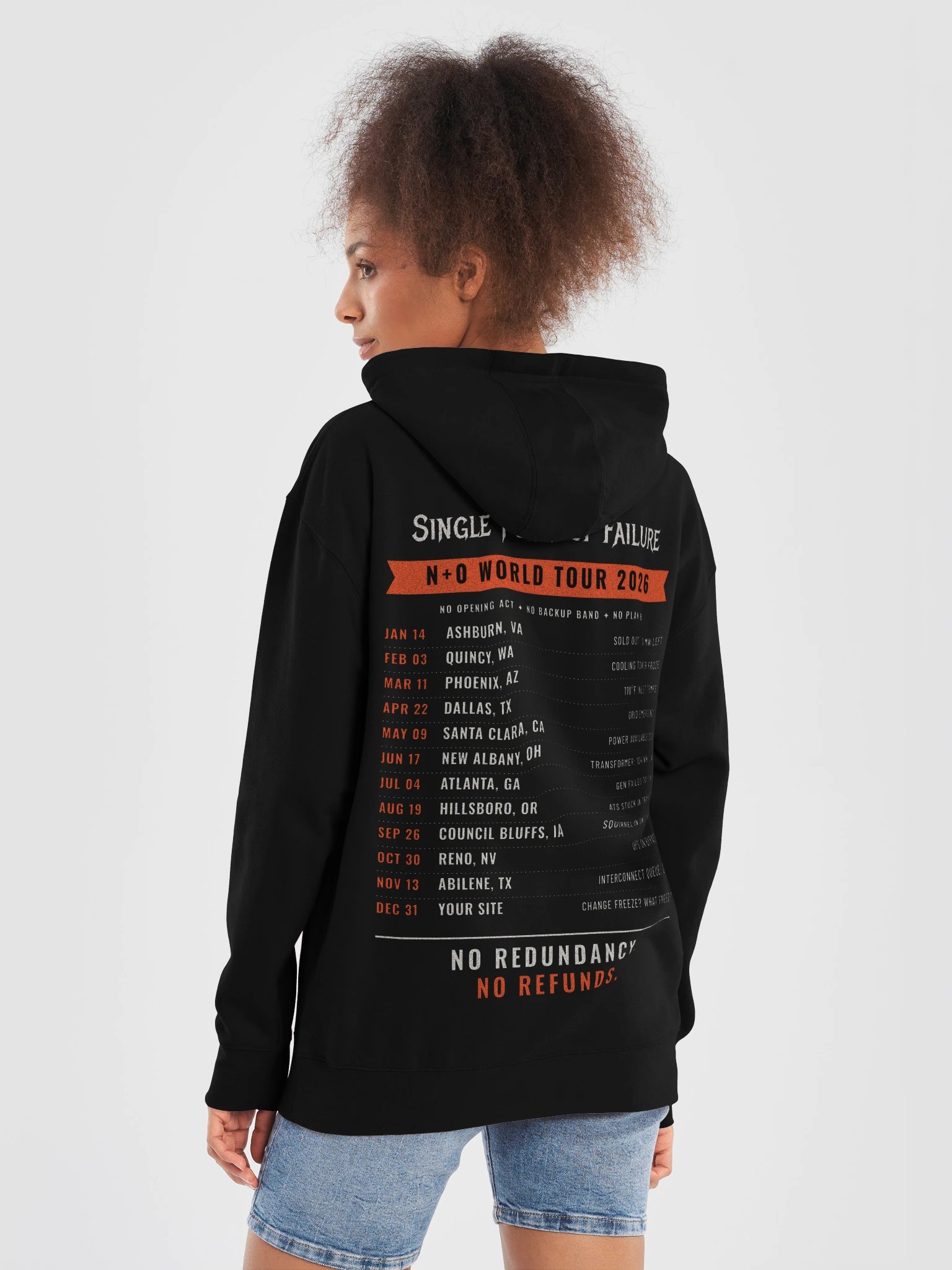 Single Point of Failure: N+0 World Tour - Hoodie product image (11)