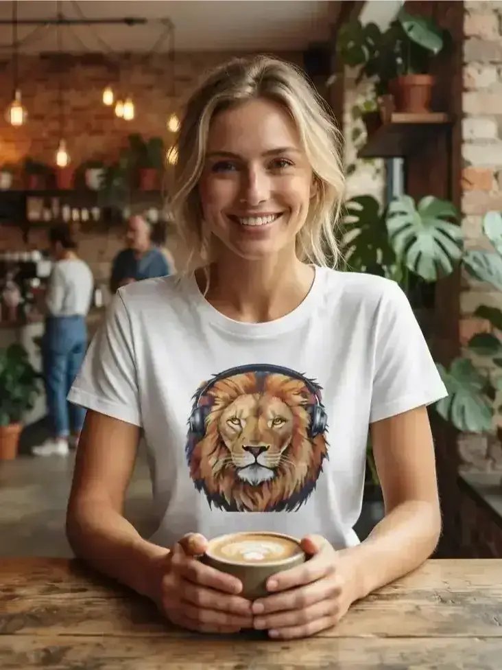 Majestic Neon Lion | Unisex Bella+Canvas Supersoft T-Shirt 🦁✨ product image (2)