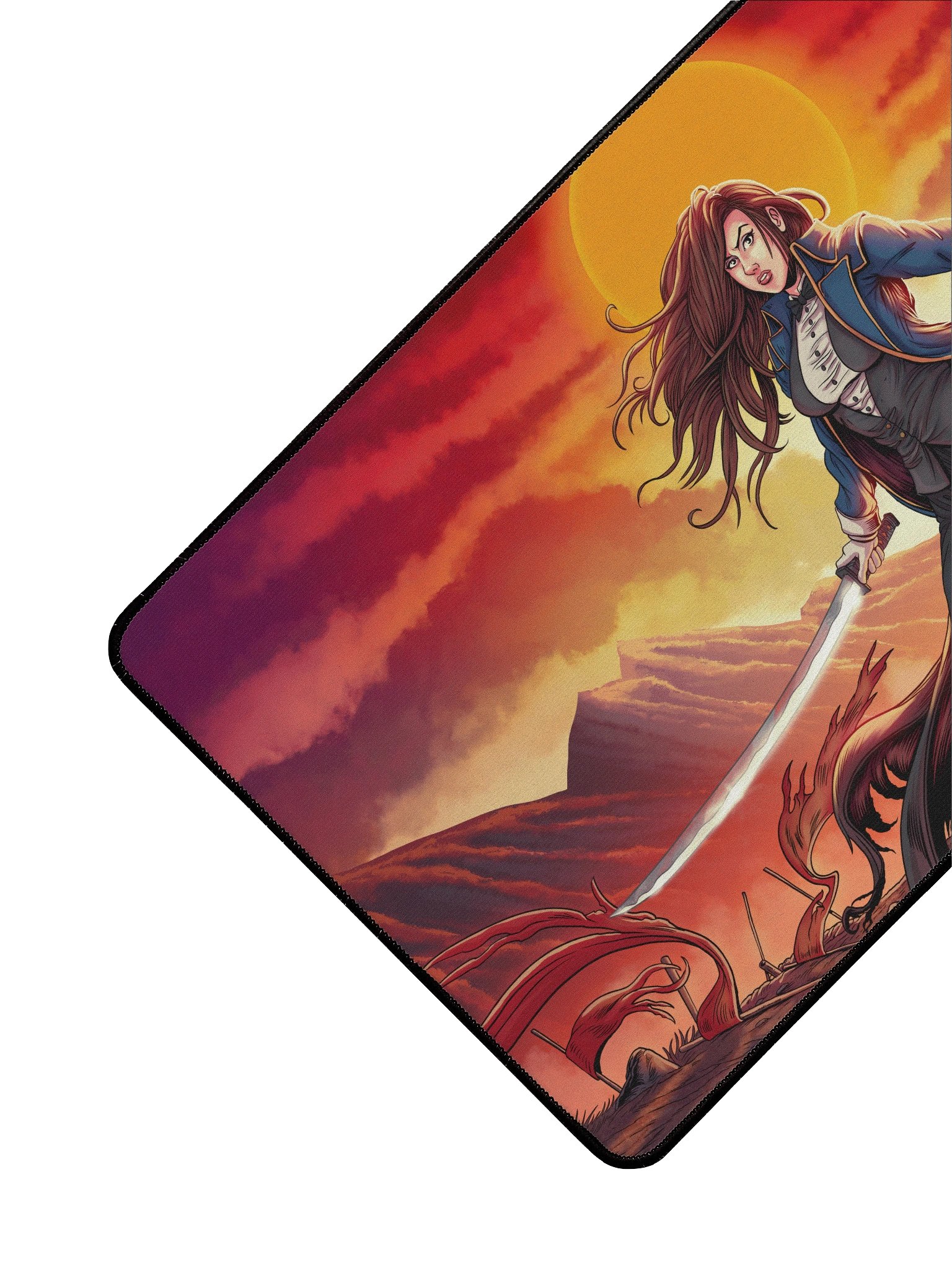 'Hero' Hand Drawn Playmat by DarkSideTokens! product image (3)