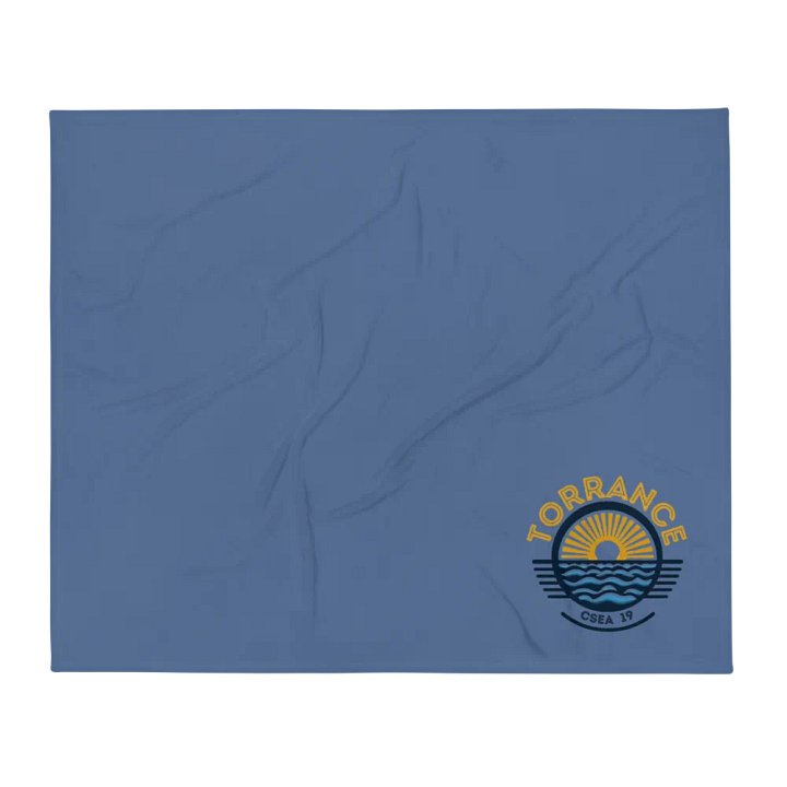 TUSD/CSEA Sun & Waves Throw Blanket product image (1)