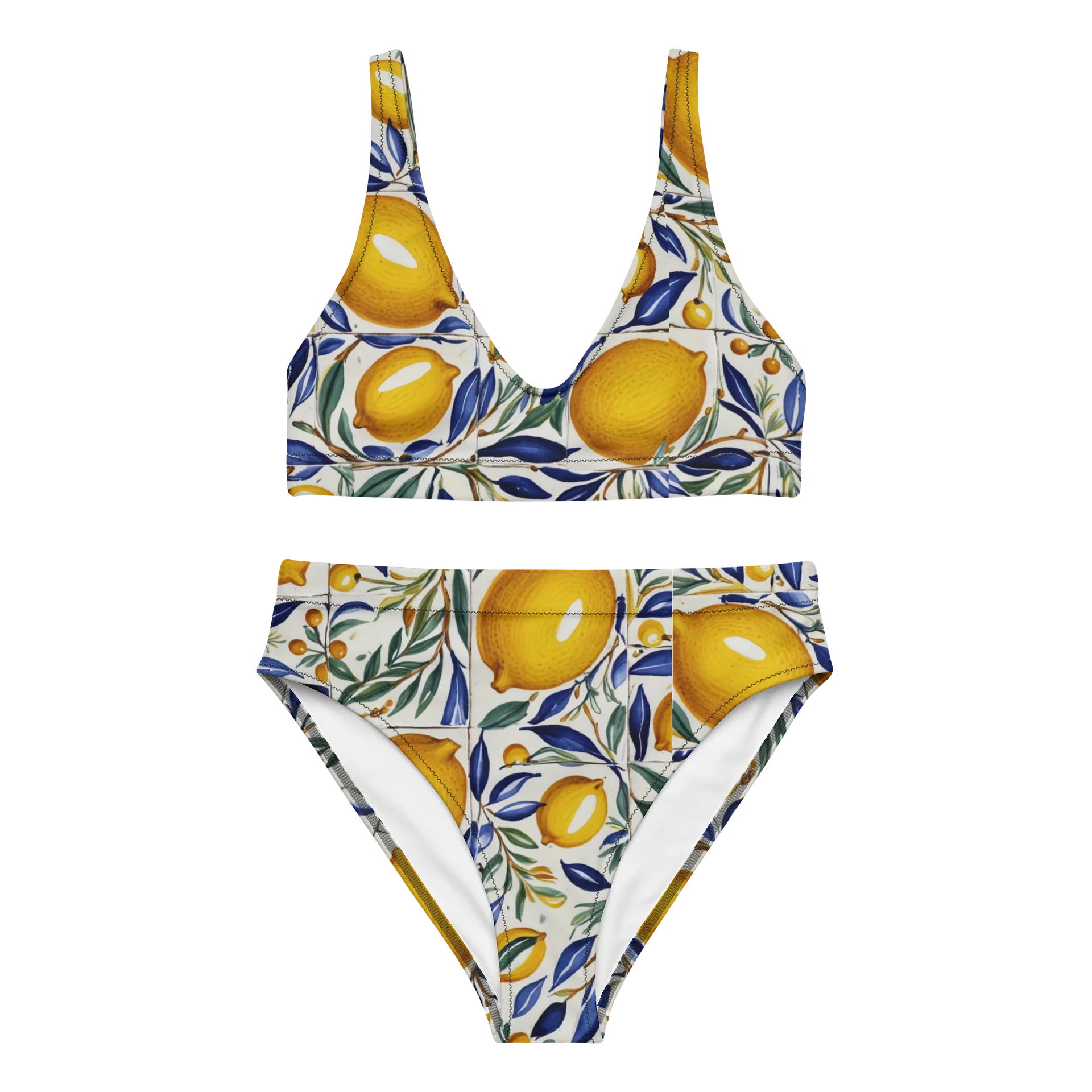 The Amalfi Citrus High-Waist Bikini SET product image (1)