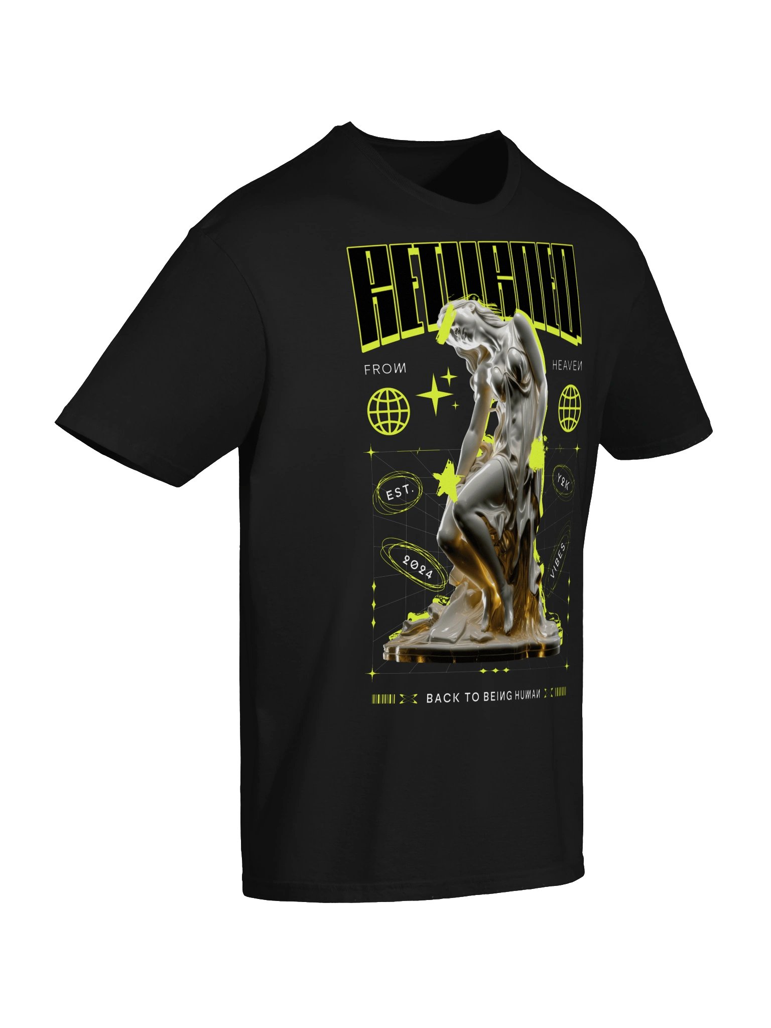 Retrieved From Heaven Statue Graphic Unisex Softstyle T-Shirt product image (5)