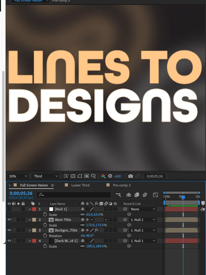 After Effects Title Animation Project File (Trim Paths Animation product image (3)