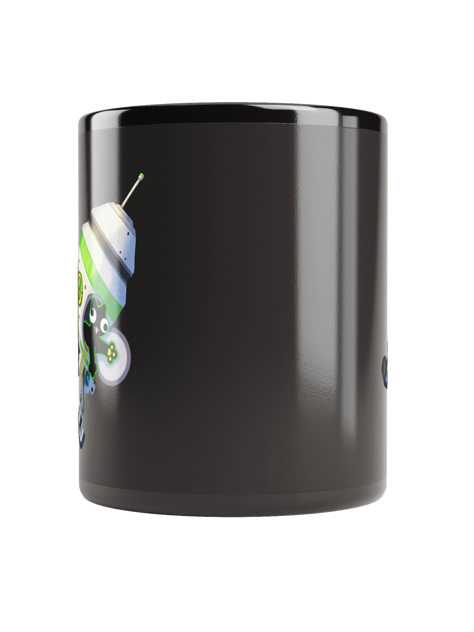 Black Mug - DerpCat II Rocket product image (9)