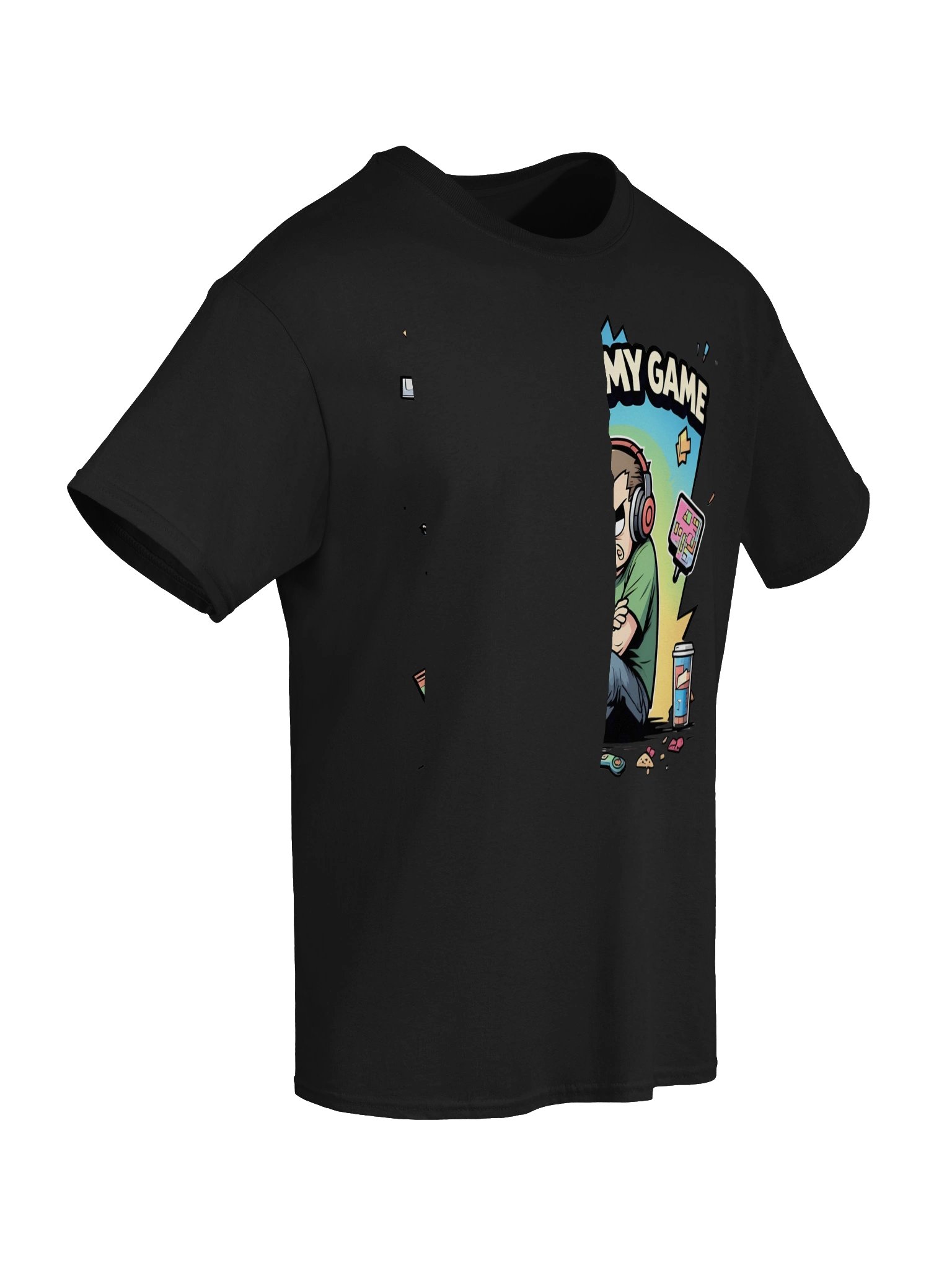 I Paused My Game To Be Here Angry Gamer T-Shirt product image (6)