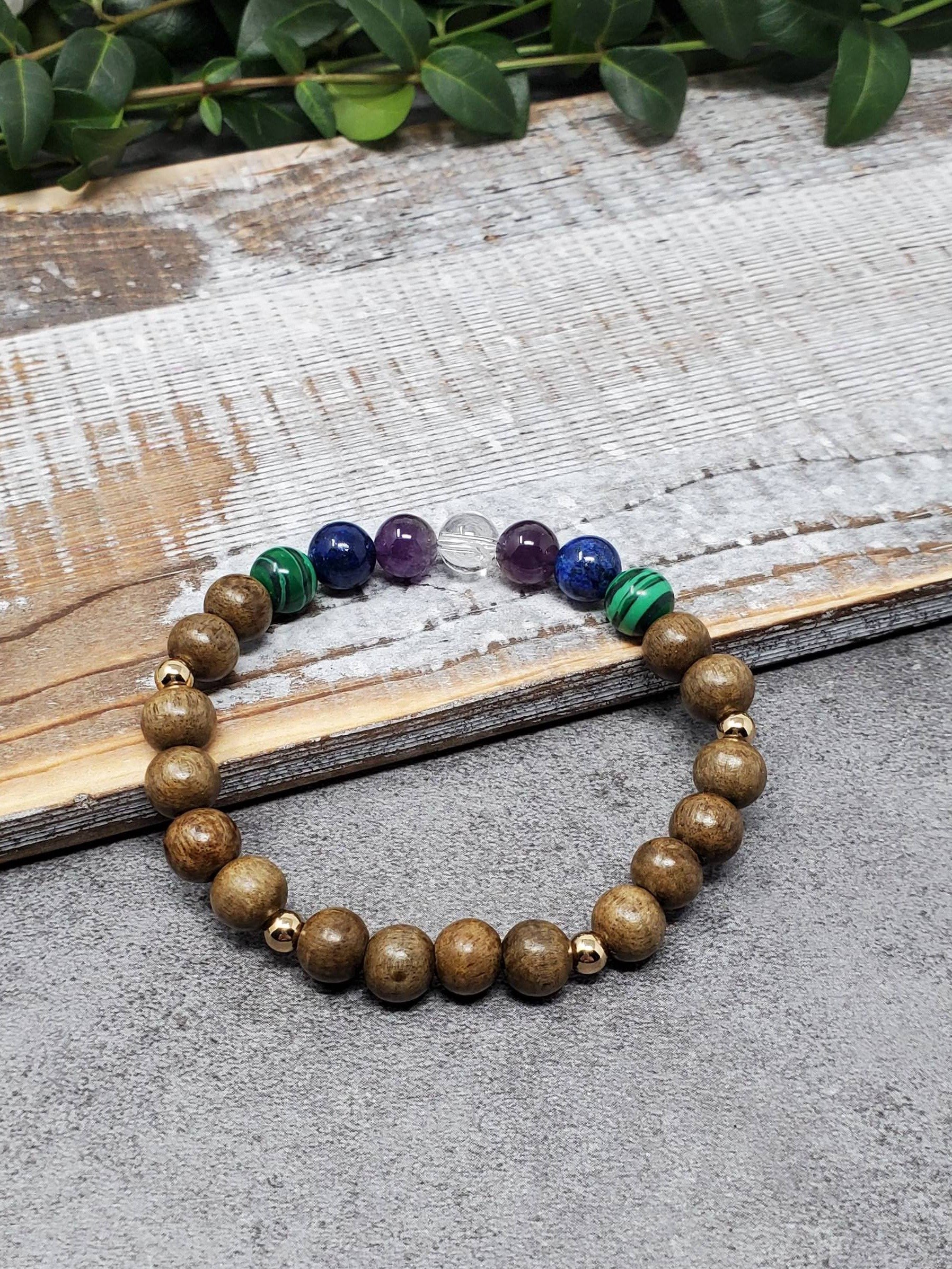 Elevated Energy Bracelet • Malachite and Lapis Lazuli product image (2)