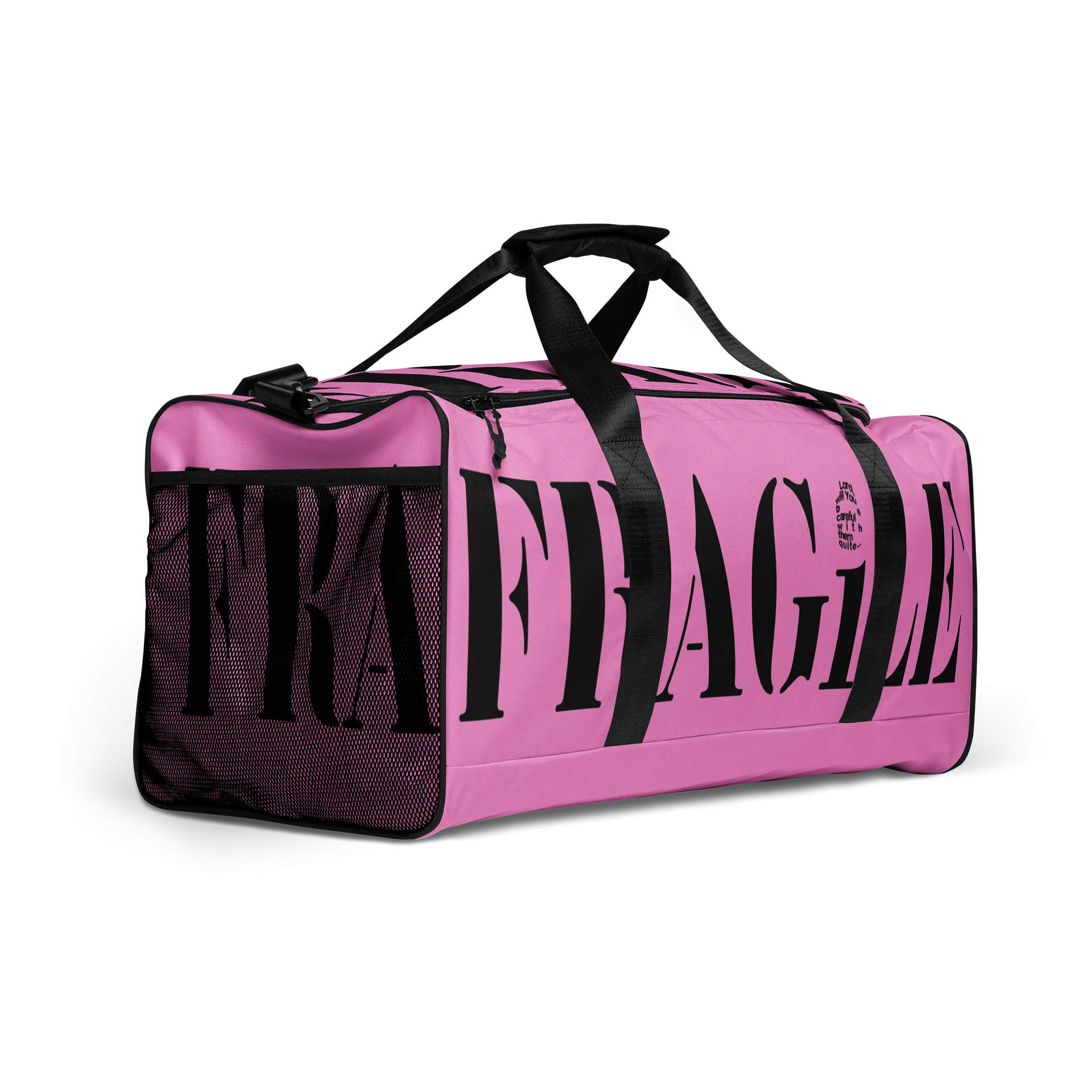FRAGiLE Pink Duffel Bag product image (2)