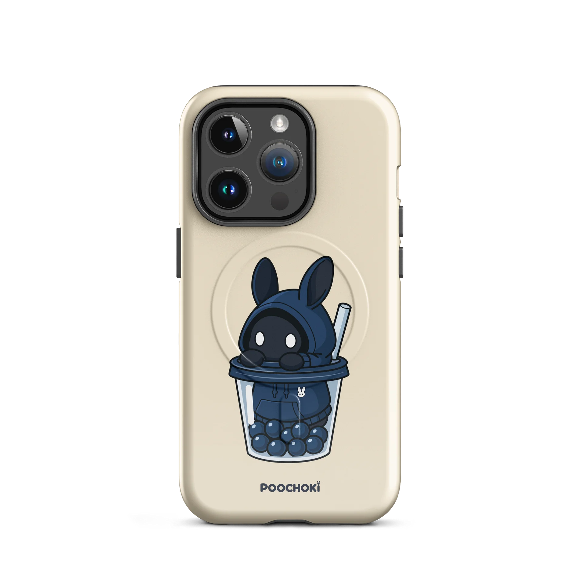 Poochoki Blue Bubble Tea MagSafe iPhone Case product image (2)