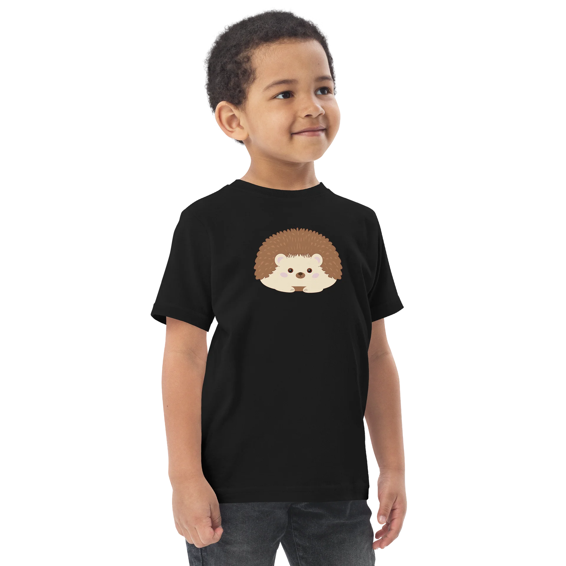 Woodland Animal Friends Hedgehog Toddler Jersey T-Shirt product image (2)