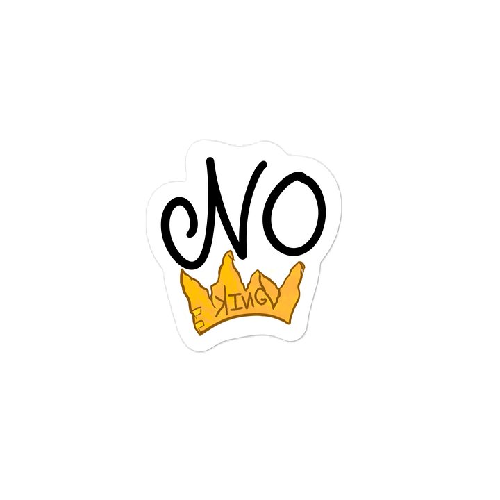 No Kings- Vinyl Sticker product image (2)