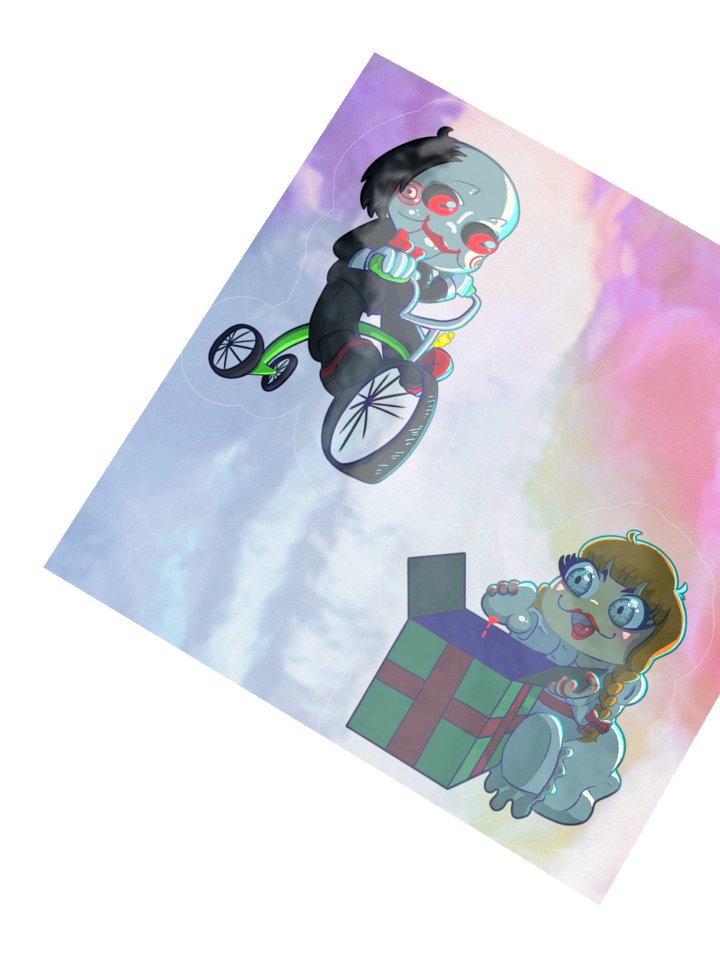 Horror Dolls Holographic Stickers product image (2)