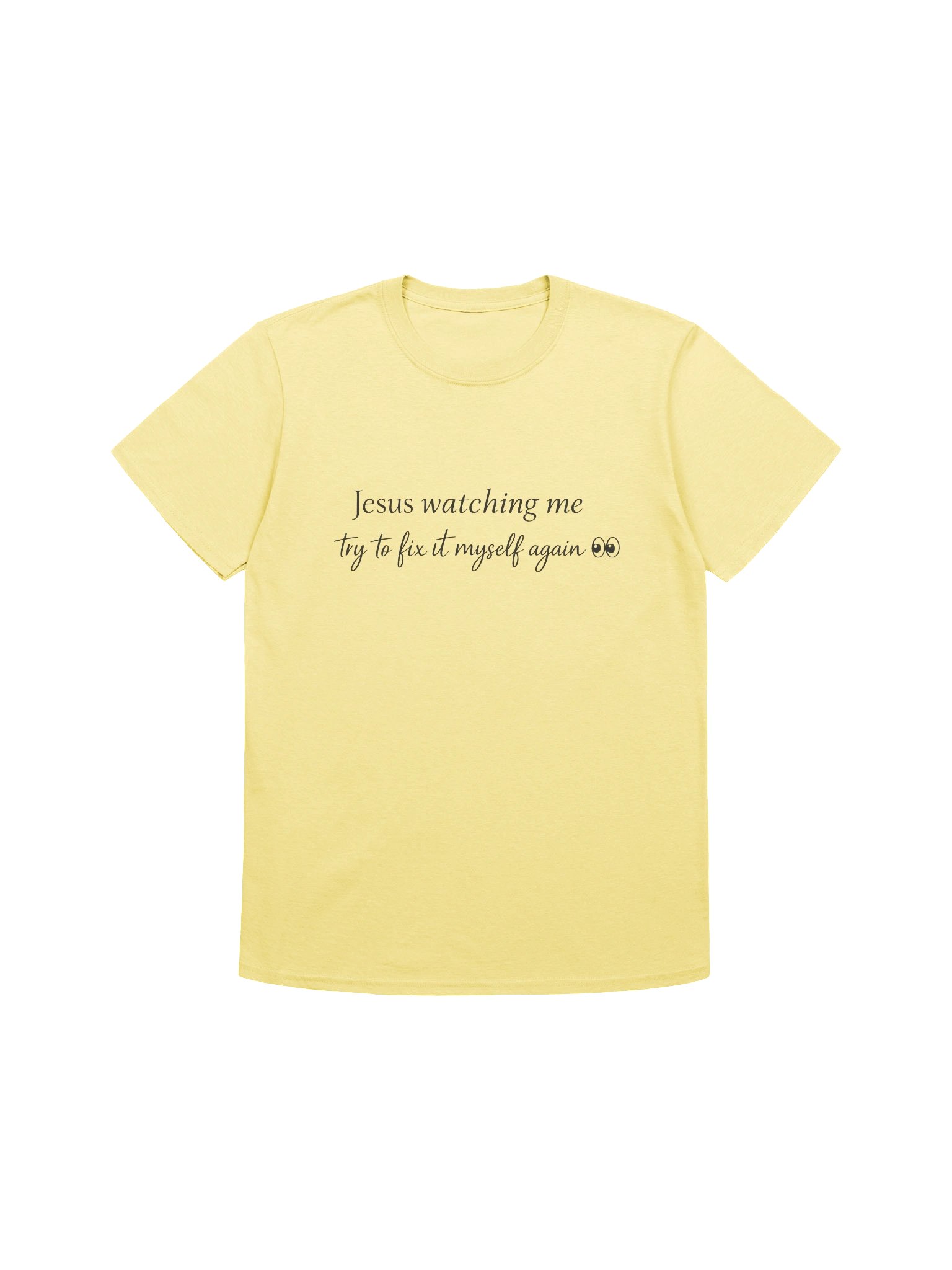 Jesus Watching Me Try to Fix It Myself Again Shirt – Funny Christian T-Shirt, Faith Humor Tee product image (2)