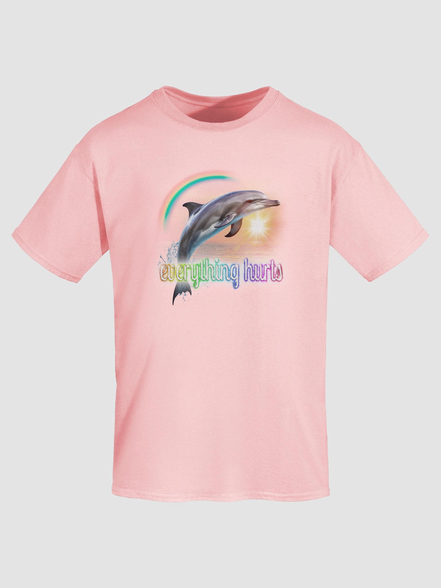 Everything Hurts Dolphin T-shirt product image (7)