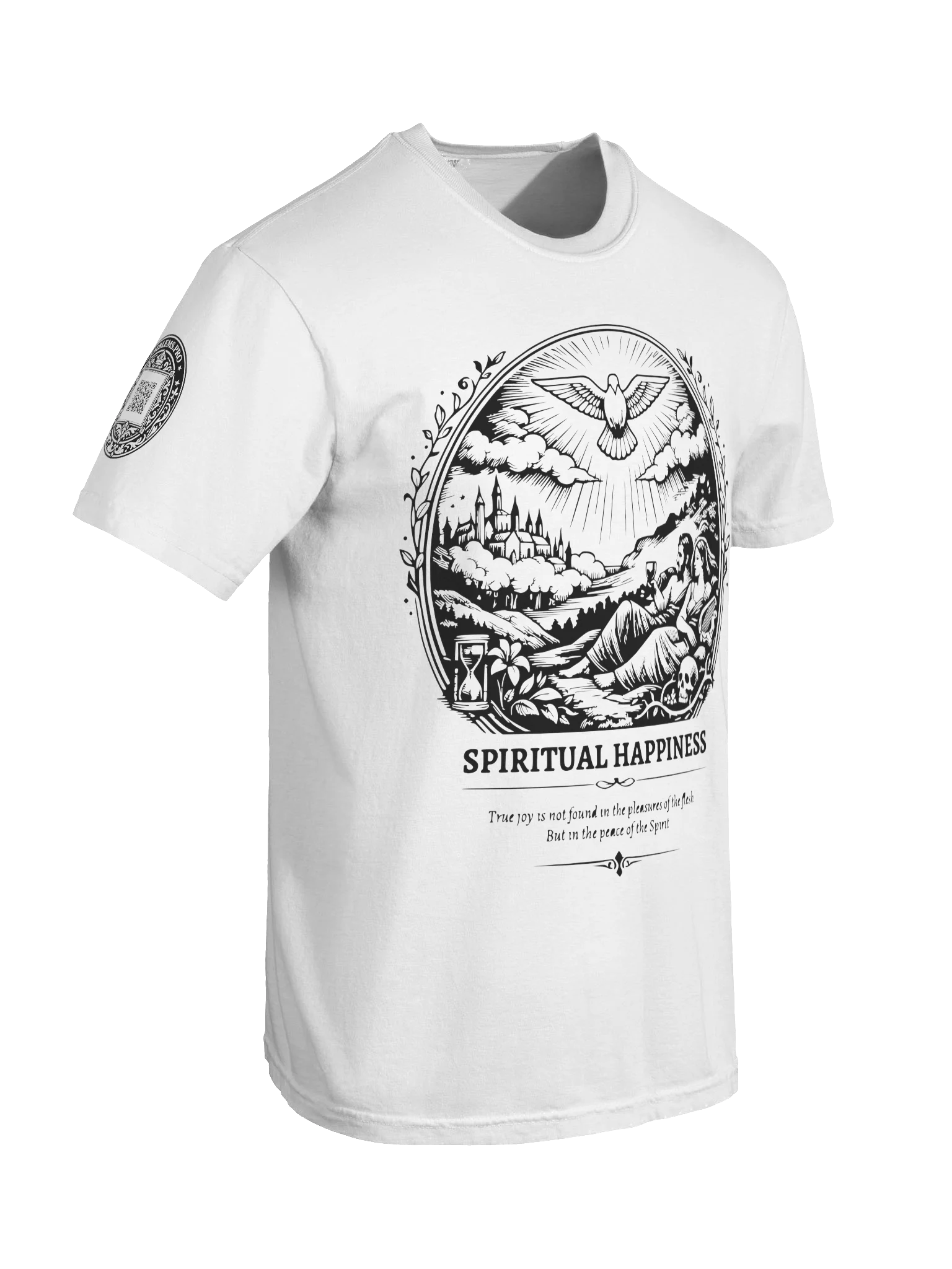 Spiritual Happiness (Black on White/Color) product image (9)