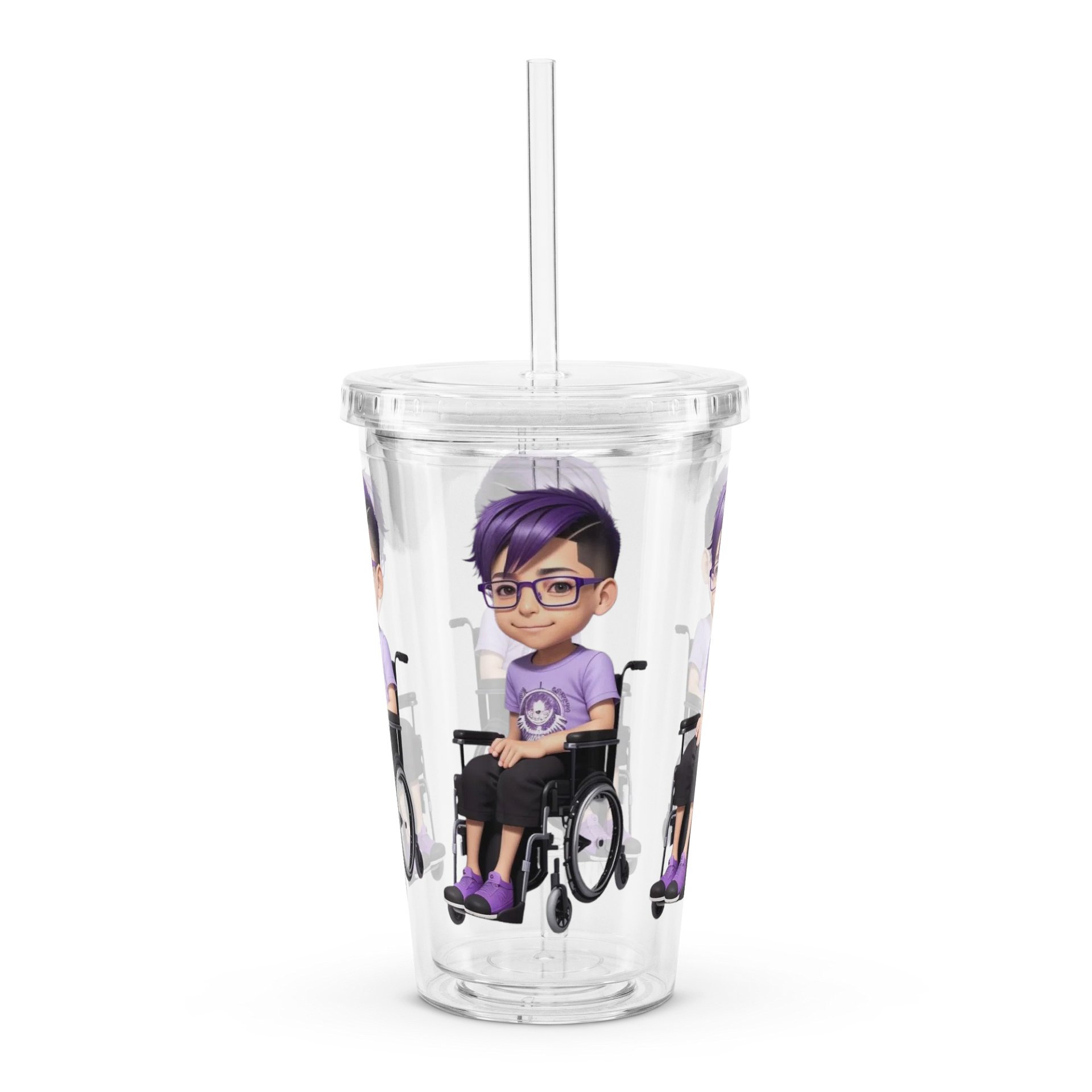 Enigma Clear Plastic Tumbler product image (3)