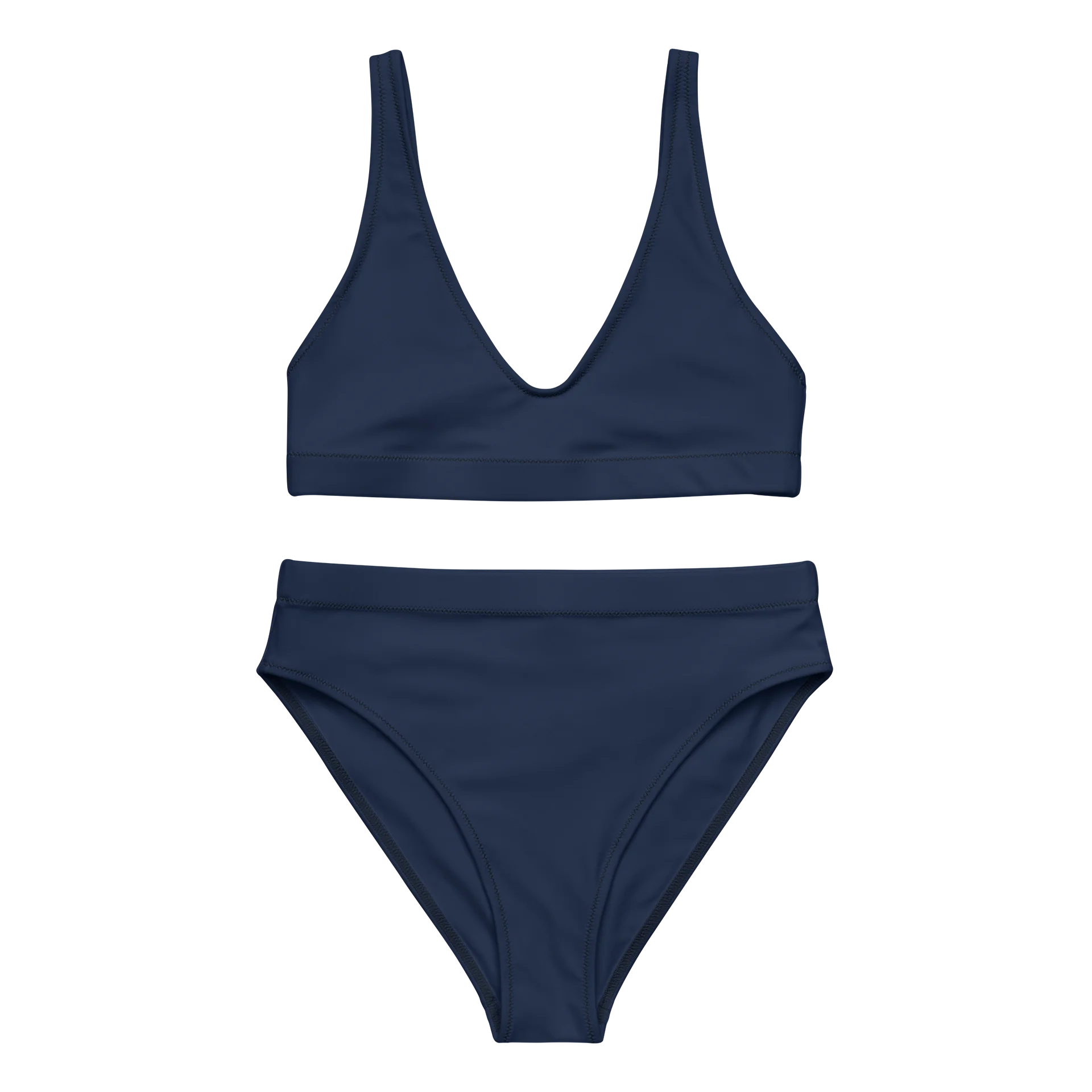 His House Womens High Waisted Bikini Set - Navy product image (5)