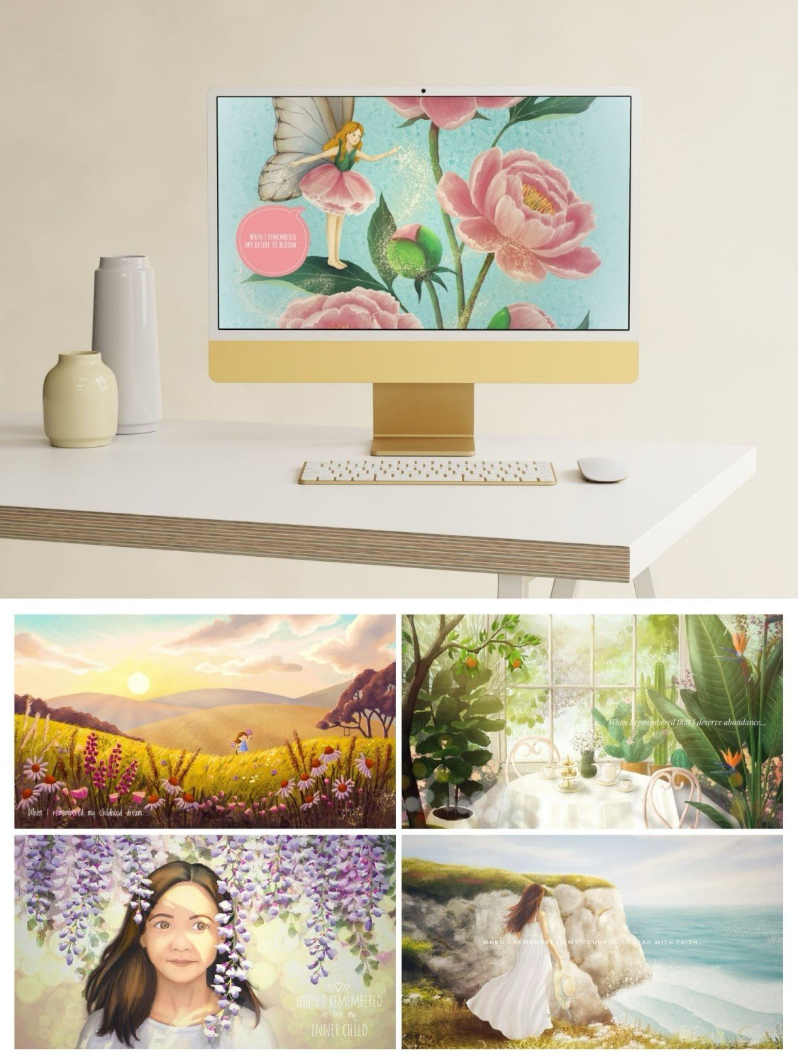 When I Remembered to Love Myself Desktop Wallpaper Collection product image (2)