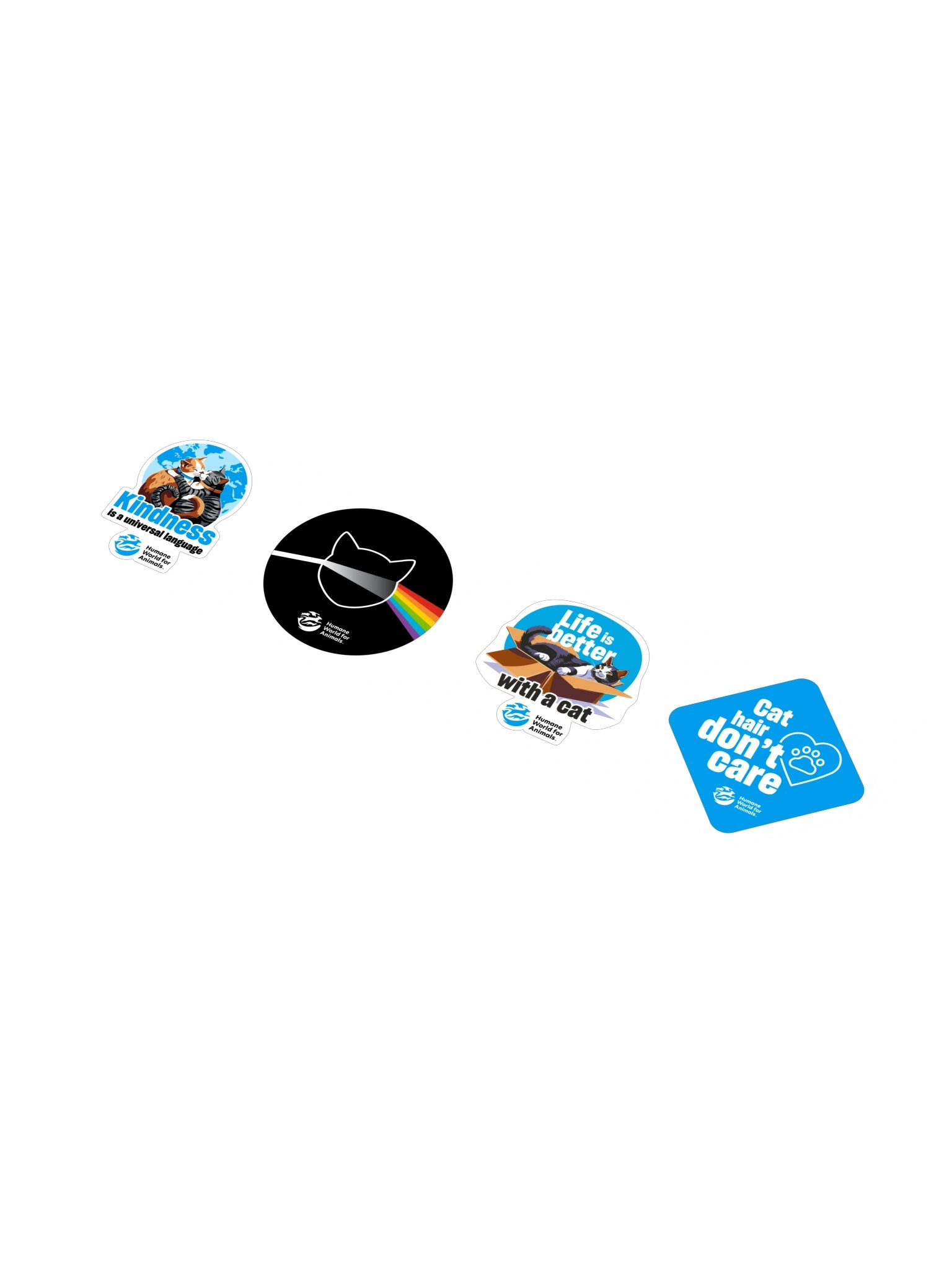 I love cats stickers – Set of 4 product image (6)