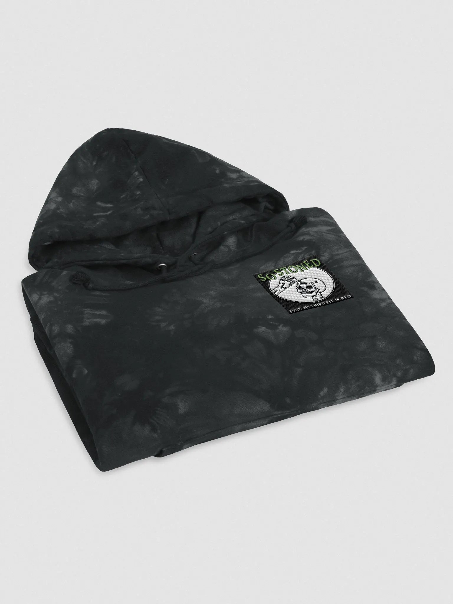 Third Eye Stoned Tie-Dye Hoodie product image (9)