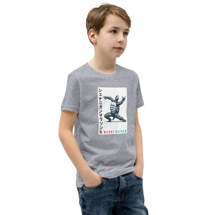 Merry Mayhem Turtle Youth Tee product image (69)