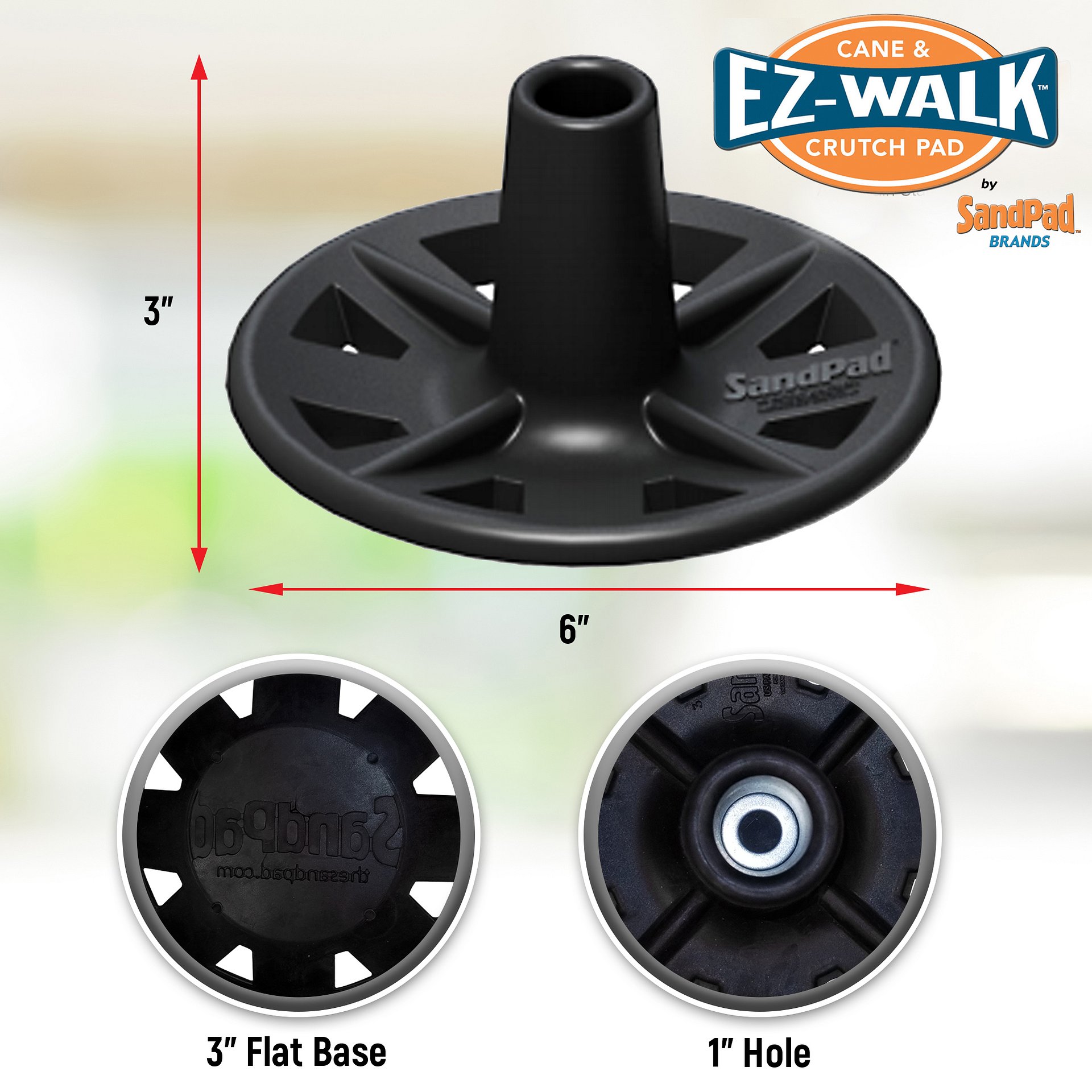 EZ-Walk Stabilizer Cane Tip Single product image (3)