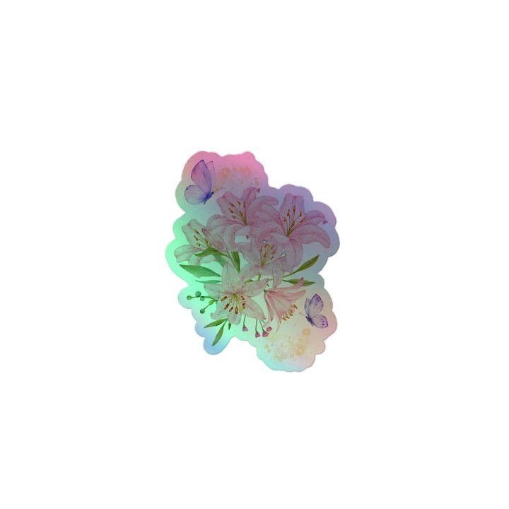 Enchanted Lily Holographic Sticker Set product image (1)