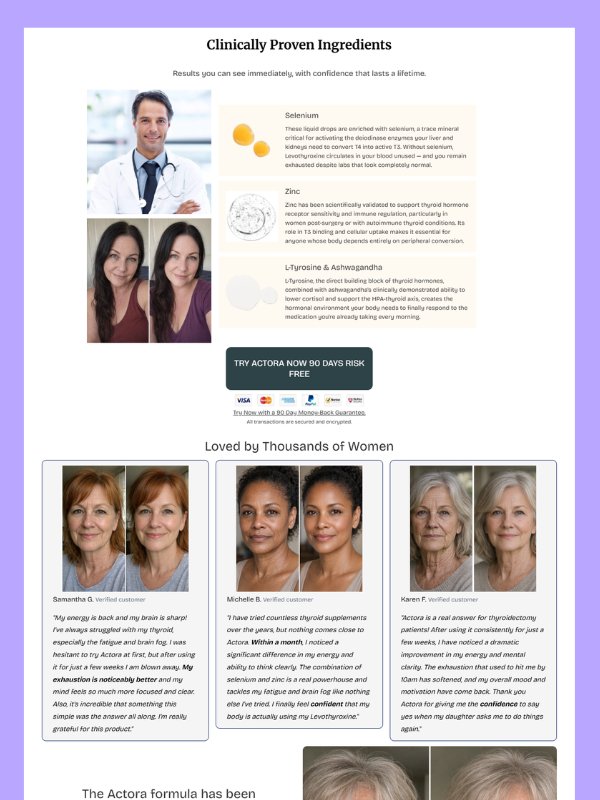 ThyroBalance Pro – Health Supplement Template product image (2)