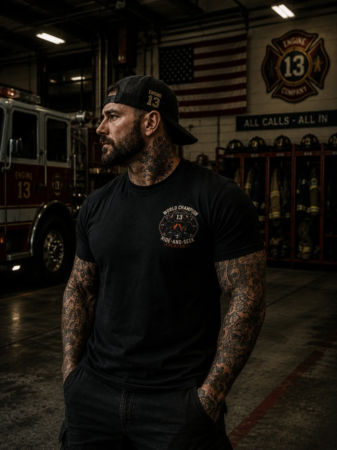 World Champion Hide-and-Seek Player – Heavyweight Tee product image (2)