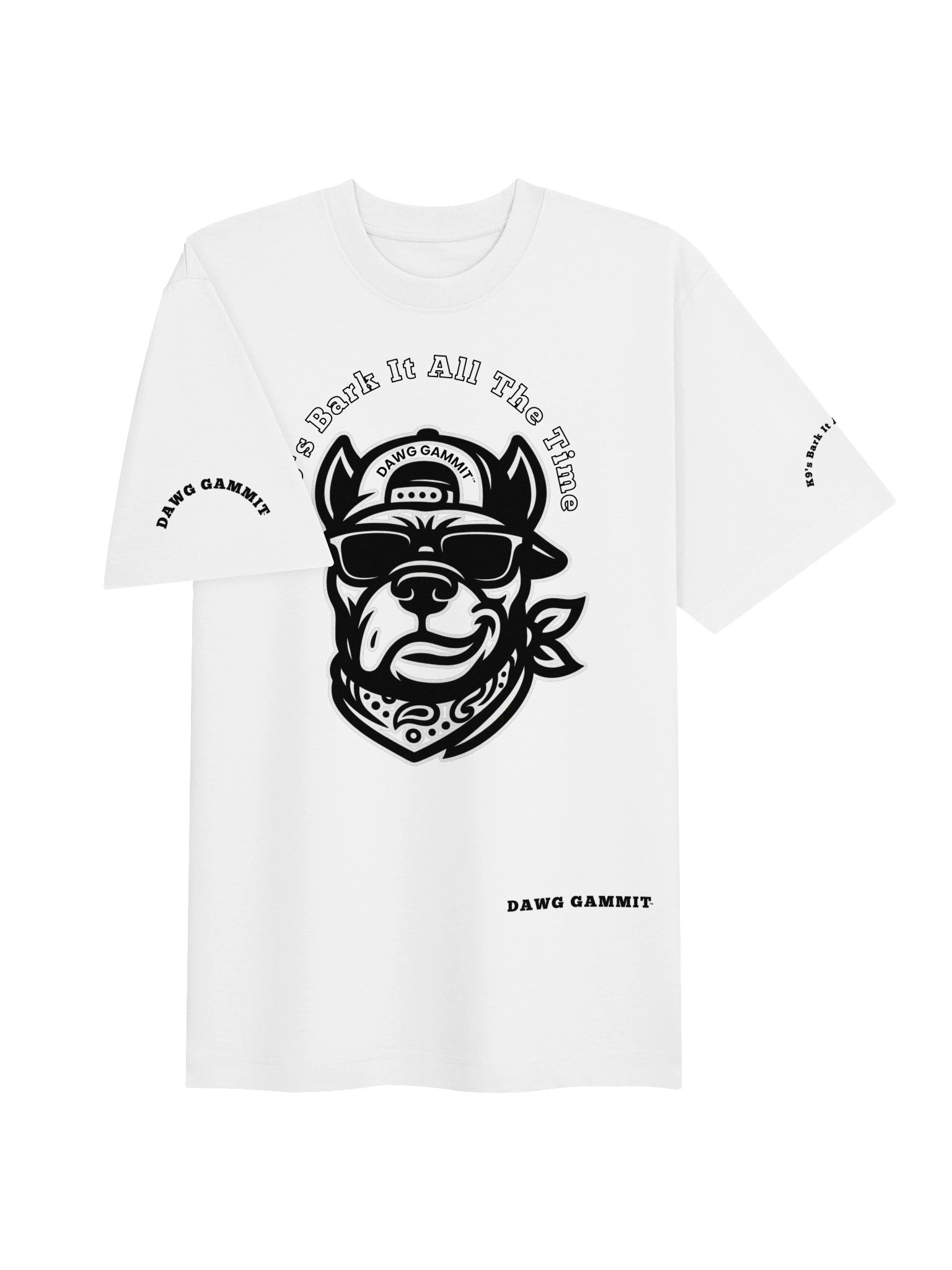 DAWG GAMMIT Cane Corso Face Heavy T-shirt product image (7)
