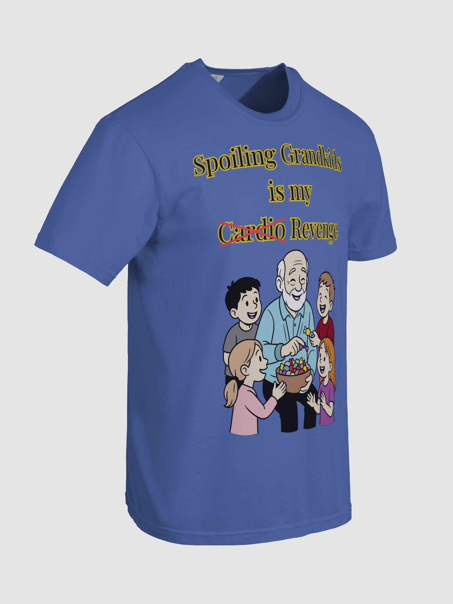 Spoiling Grandkids is my Cardio (Male) Comfort Colors Garment-Dyed Heavyweight T-Shirt Colors (2) product image (8)