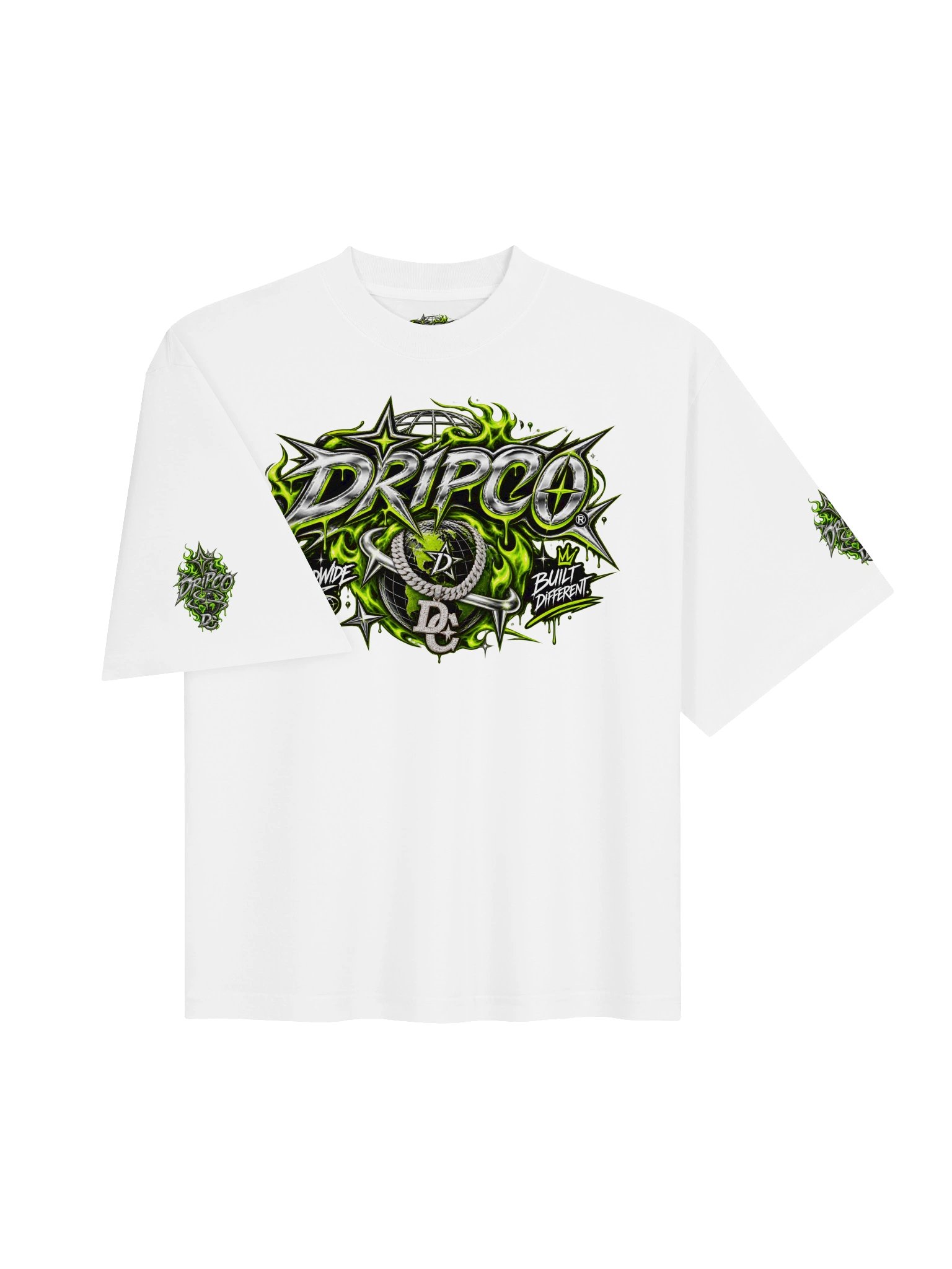 DRIPCO Worldwide Built Different Tee product image (3)