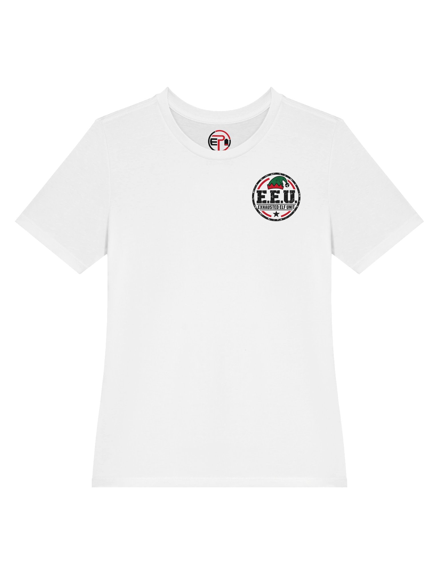 Exhausted Elf Unit Women's Relaxed-Fit Tee | White product image (3)