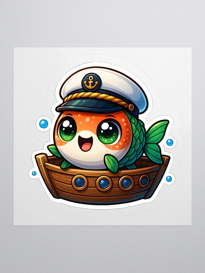 Captain Fin - Kiss Cut Stickers product image (1)