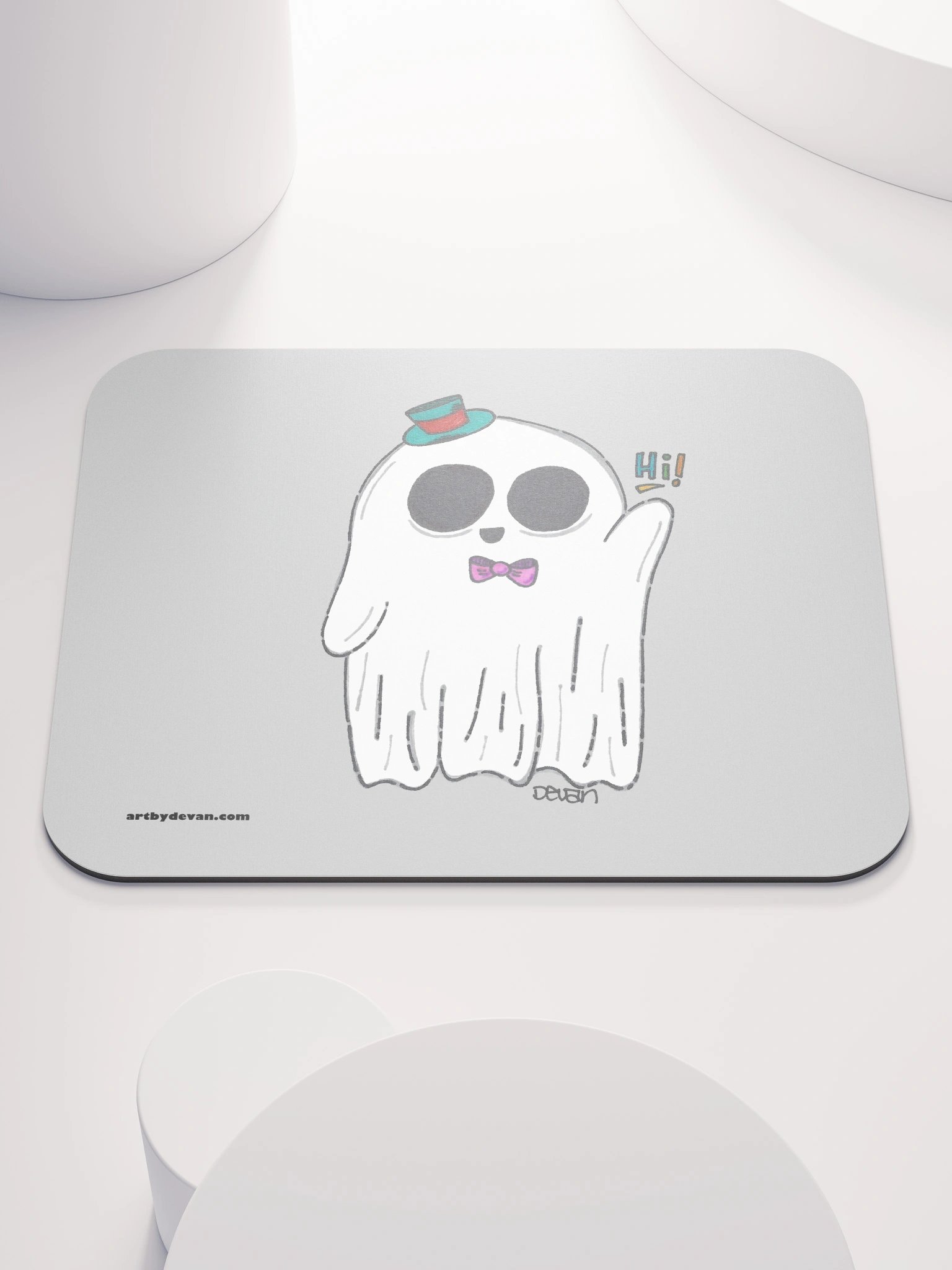 Fancy Ghost Mousepad product image (1)