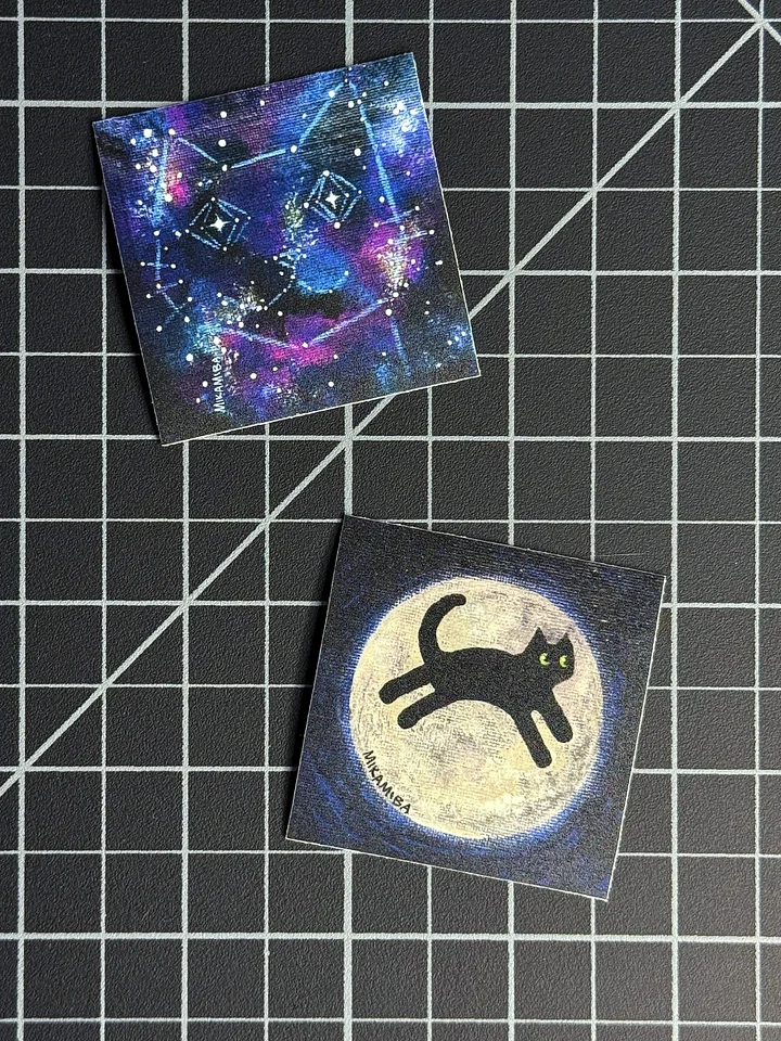 Cat Painting Sticker Bundle #2 product image (1)