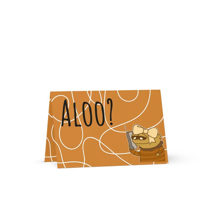 "Aloo?" Greeting Cards product image (2)