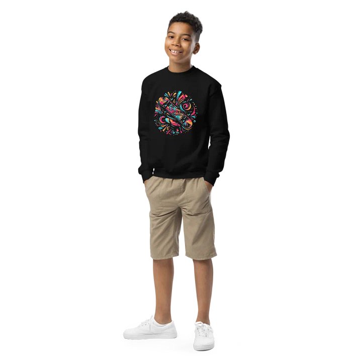 Vibrant Skateboard Dreams Sweatshirt product image (1)