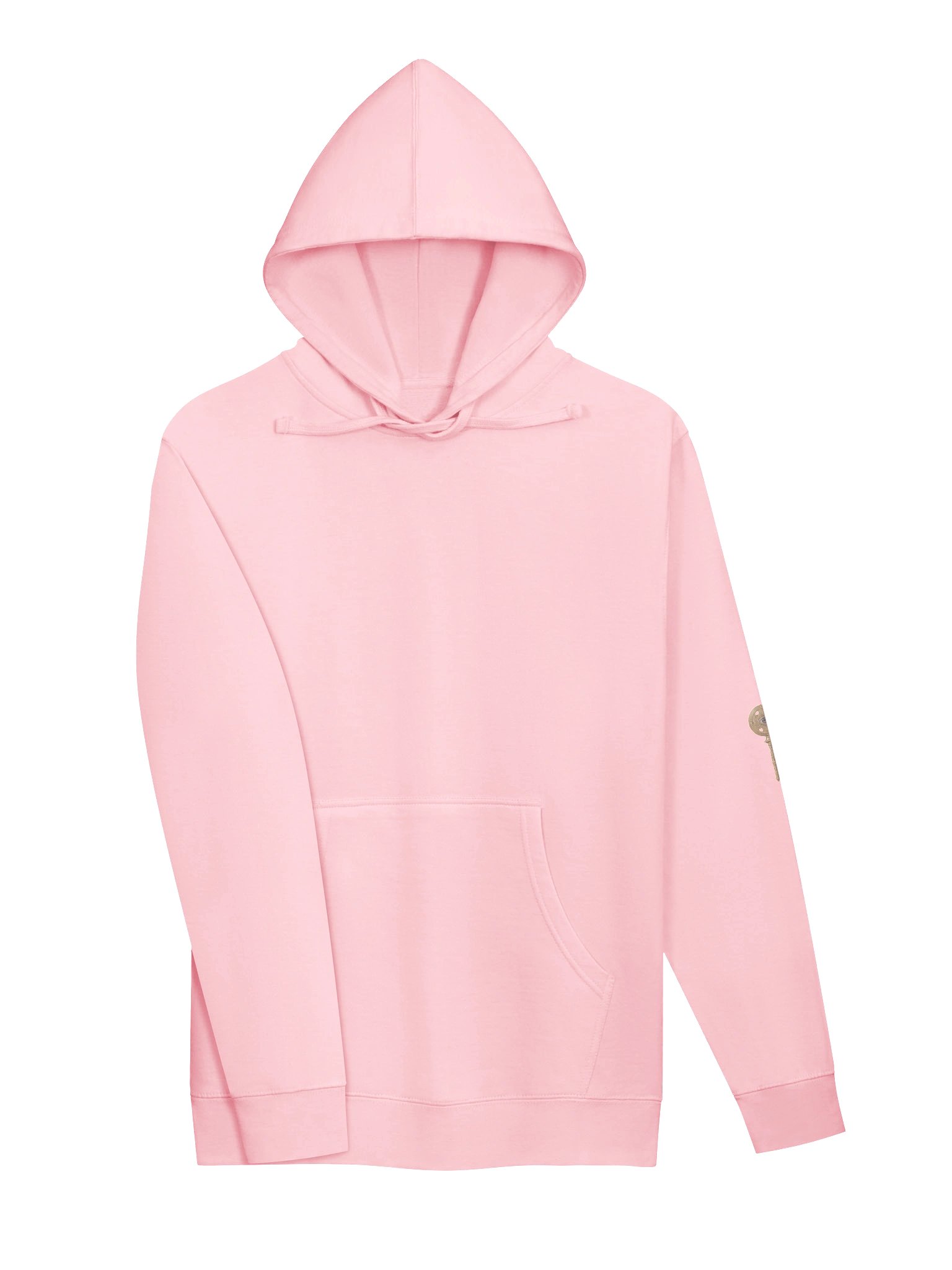 The Gatekeeper’s Key – Light Pink Reverse Edition (Back + Left Sleeve Print) | Unisex Midweight Hoodie product image (3)
