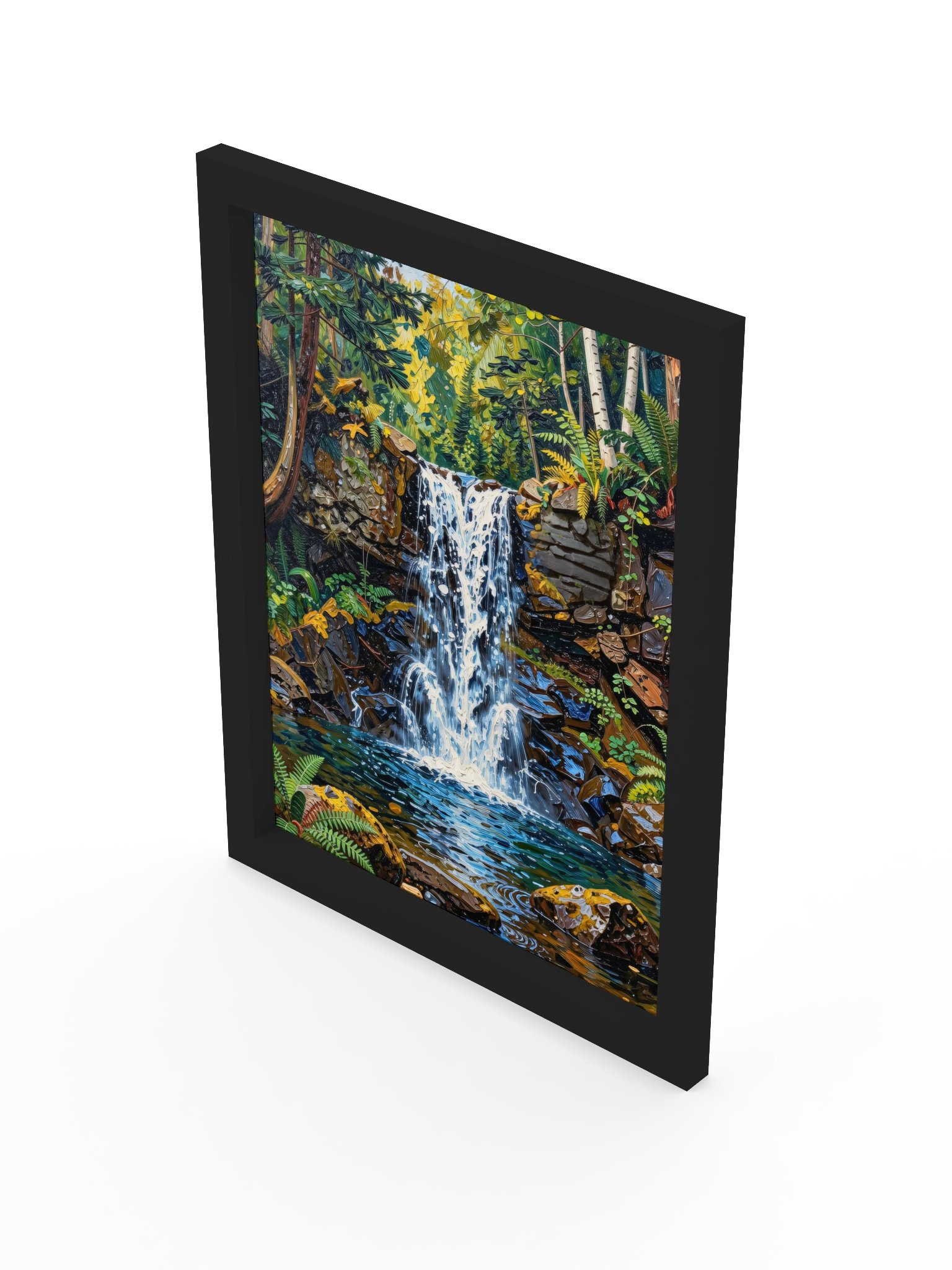 Waterfall in the Woods Framed Print product image (24)