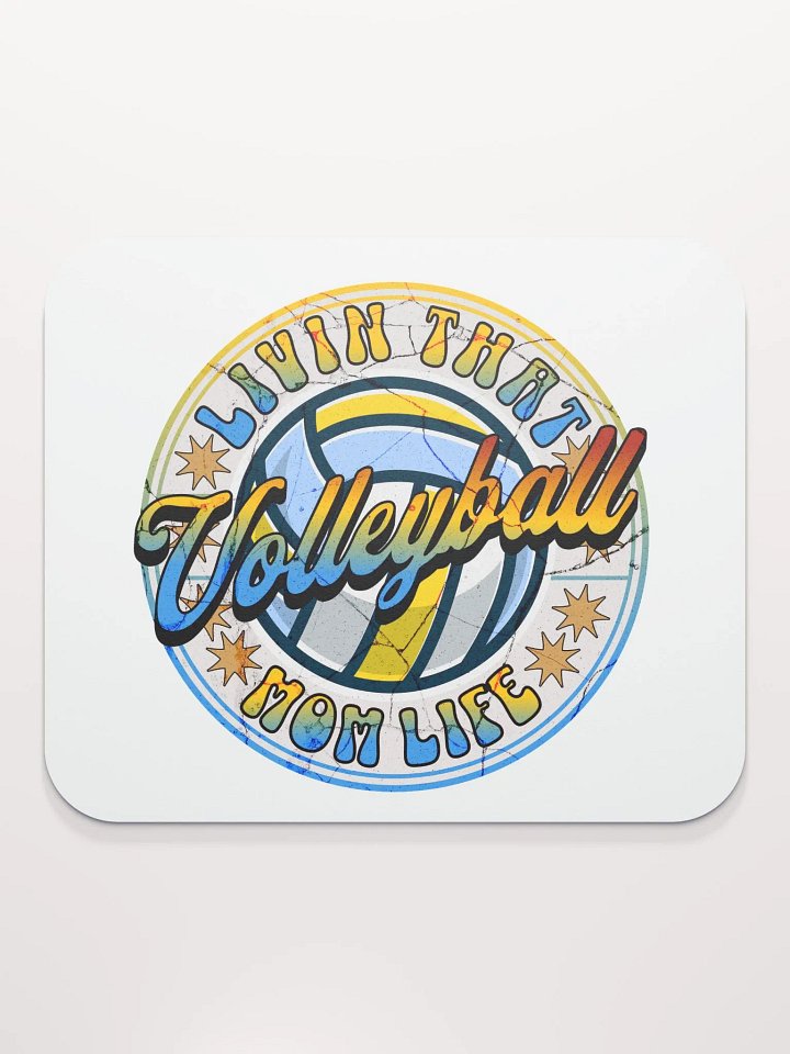 Livin That Mom Life Volleyball Mouse Pad product image (1)