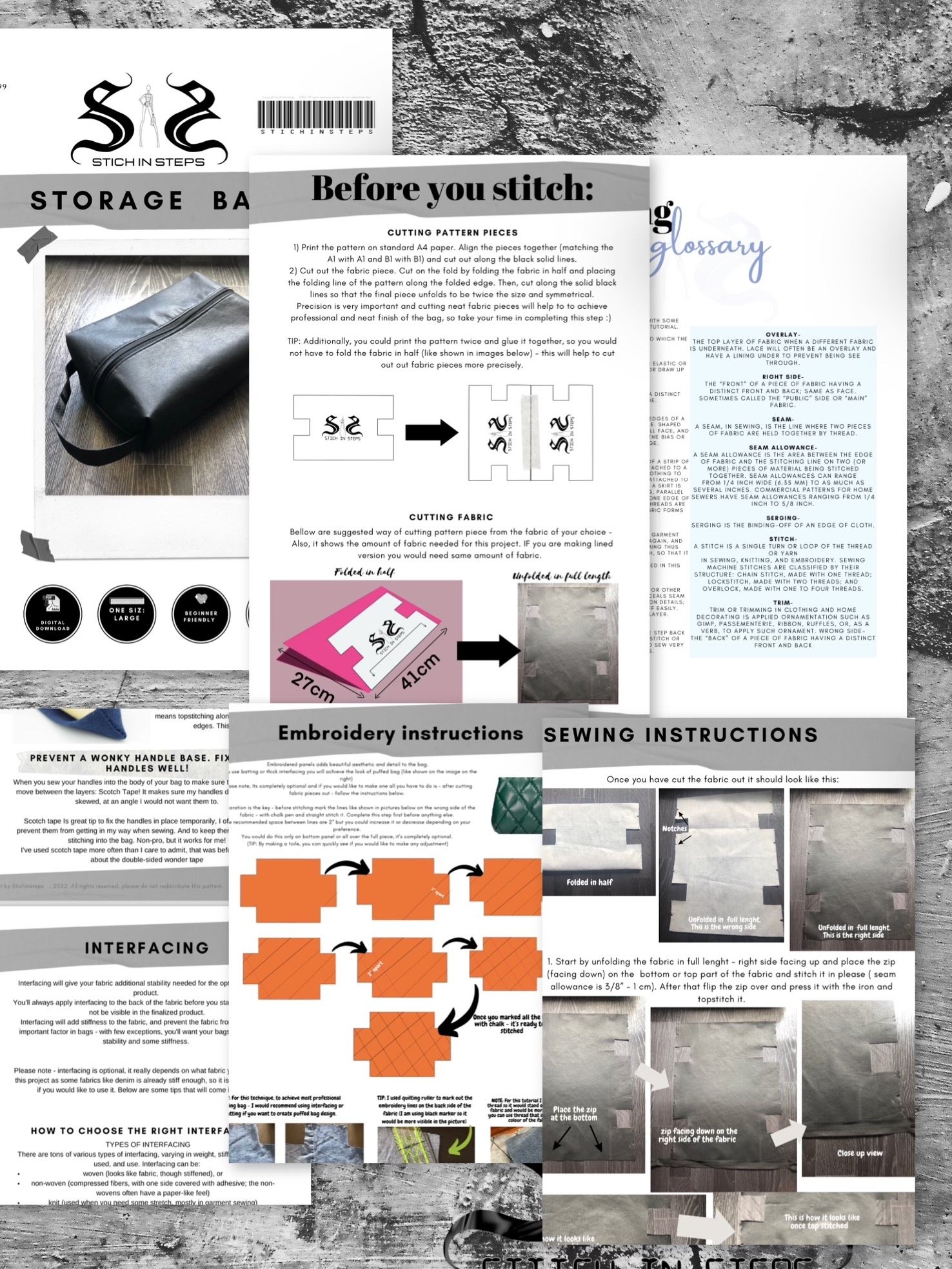 Ultimate Storage Bag - sewing pattern product image (5)