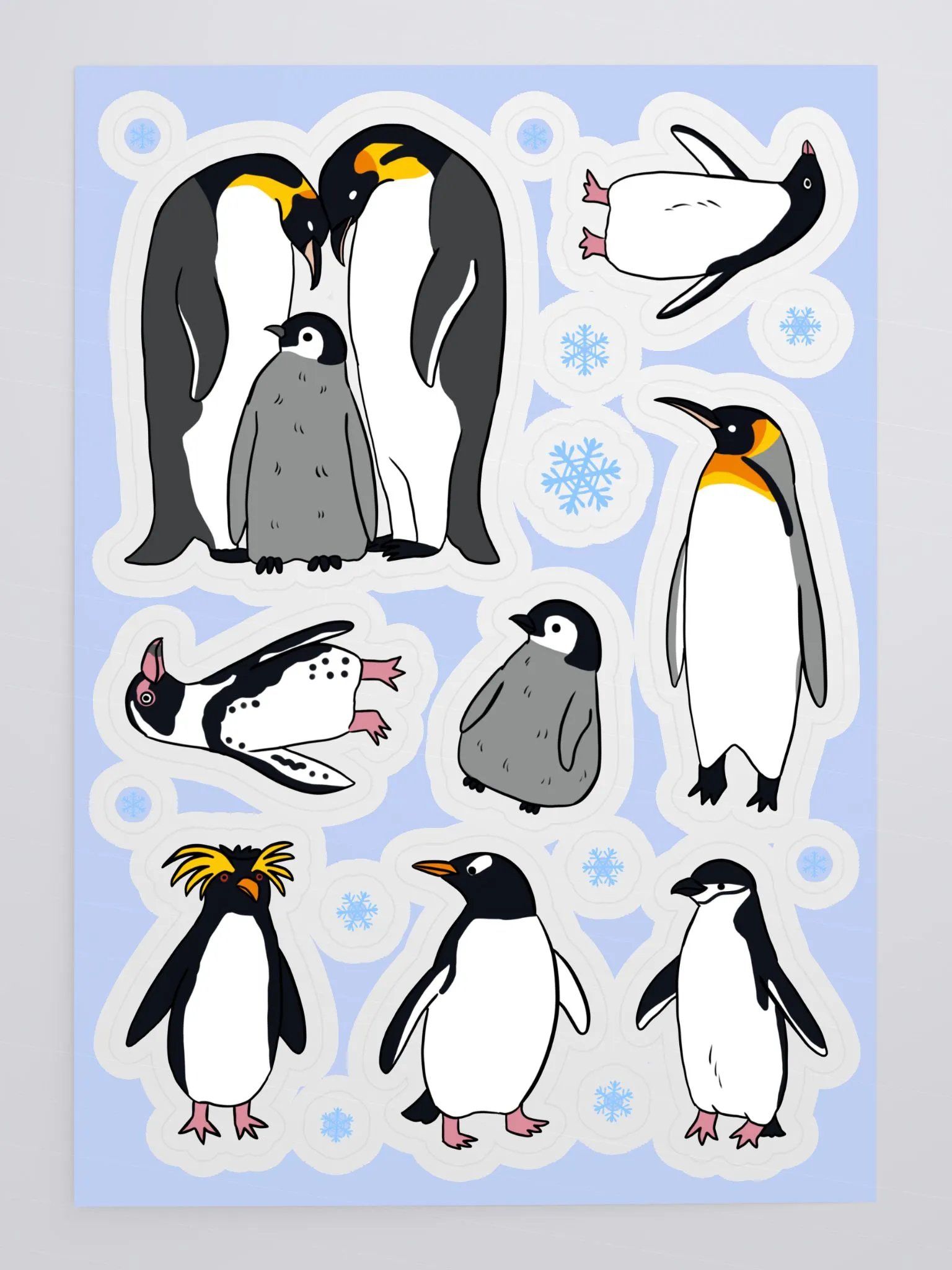 Penguin Parade Sticker Sheet product image (4)
