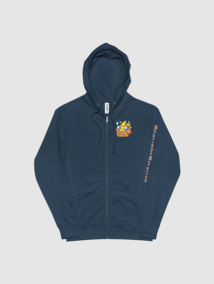 Unisex Cute Phoenix Fleece Zip Up Hoodie product image (1)