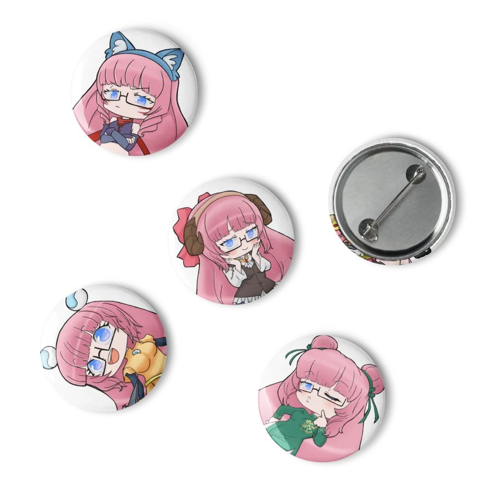 Squeaky's Brainrot Cosplay Buttons product image (4)