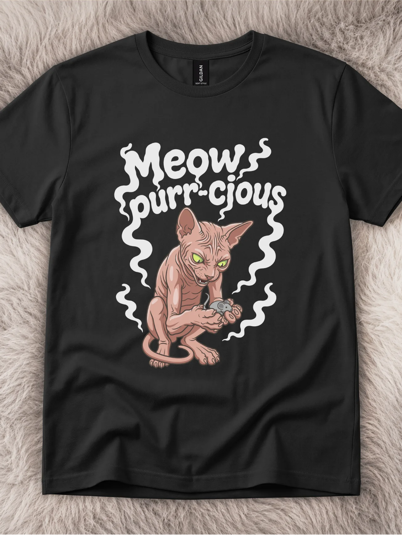 Meow Purr-cious Sphynx Cat Shirt product image (1)