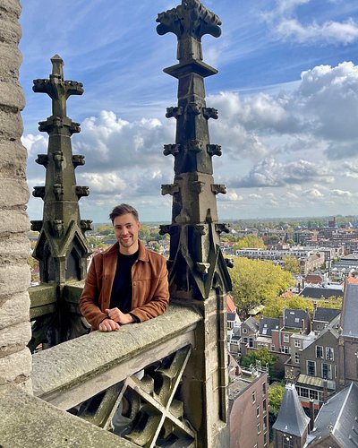 Taking in the breathtaking views from the top of Delft 🌆⛪️ Sometimes, the best perspective is from above! 

#Delft #CityViews...