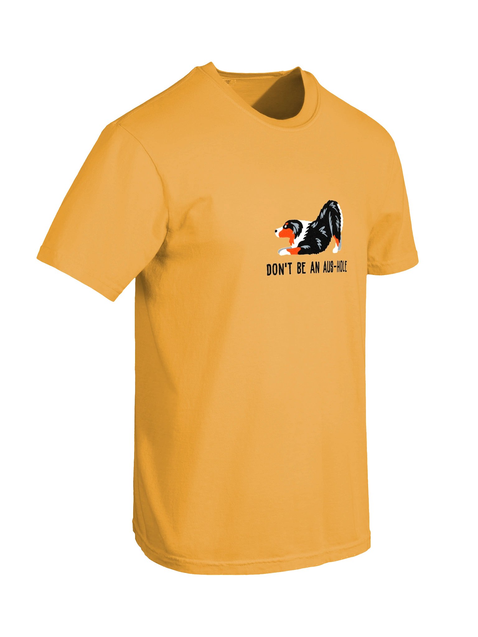 Don't Be an Aus-Hole T-Shirt(Embroidered) of an Australian Shepherd(Tricolor) product image (11)