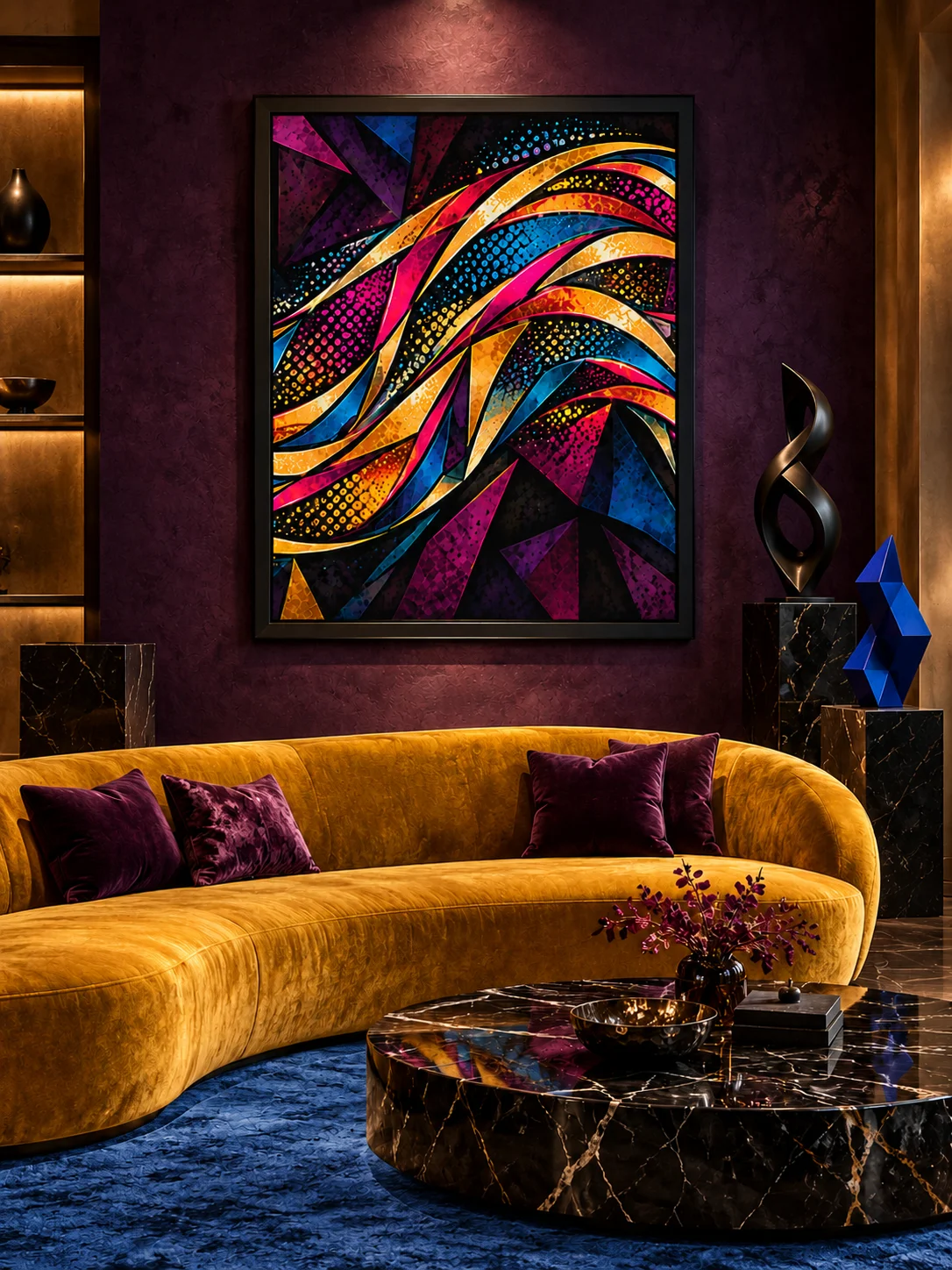 Threads of Connection — Where We Meet | Center Panel, 16″ × 20″ product image (3)