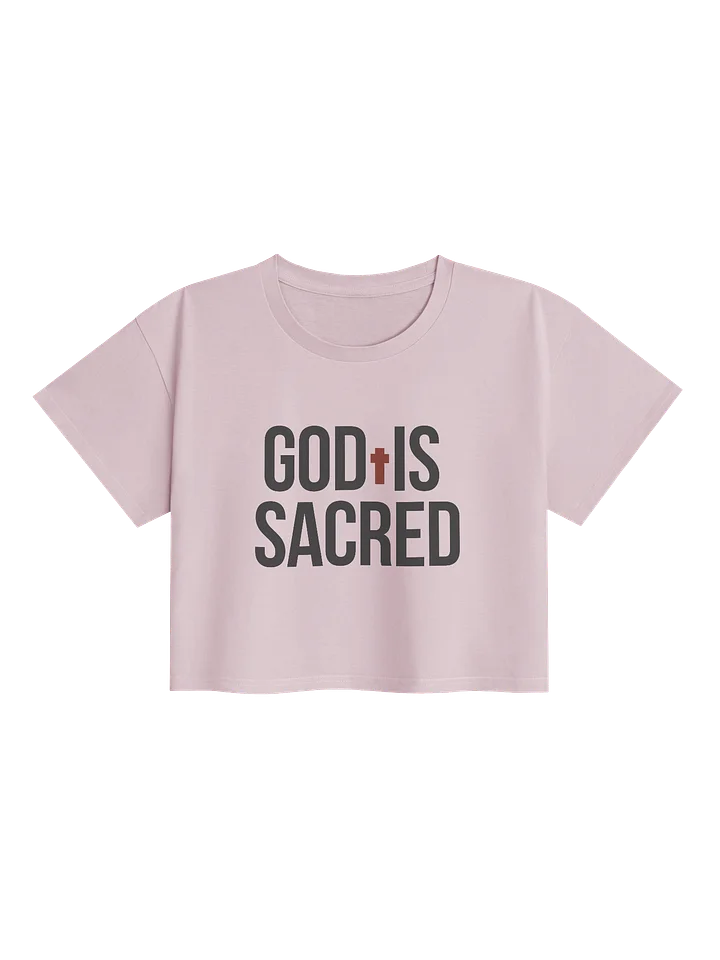 GOD IS SACRED Crop Top product image (1)