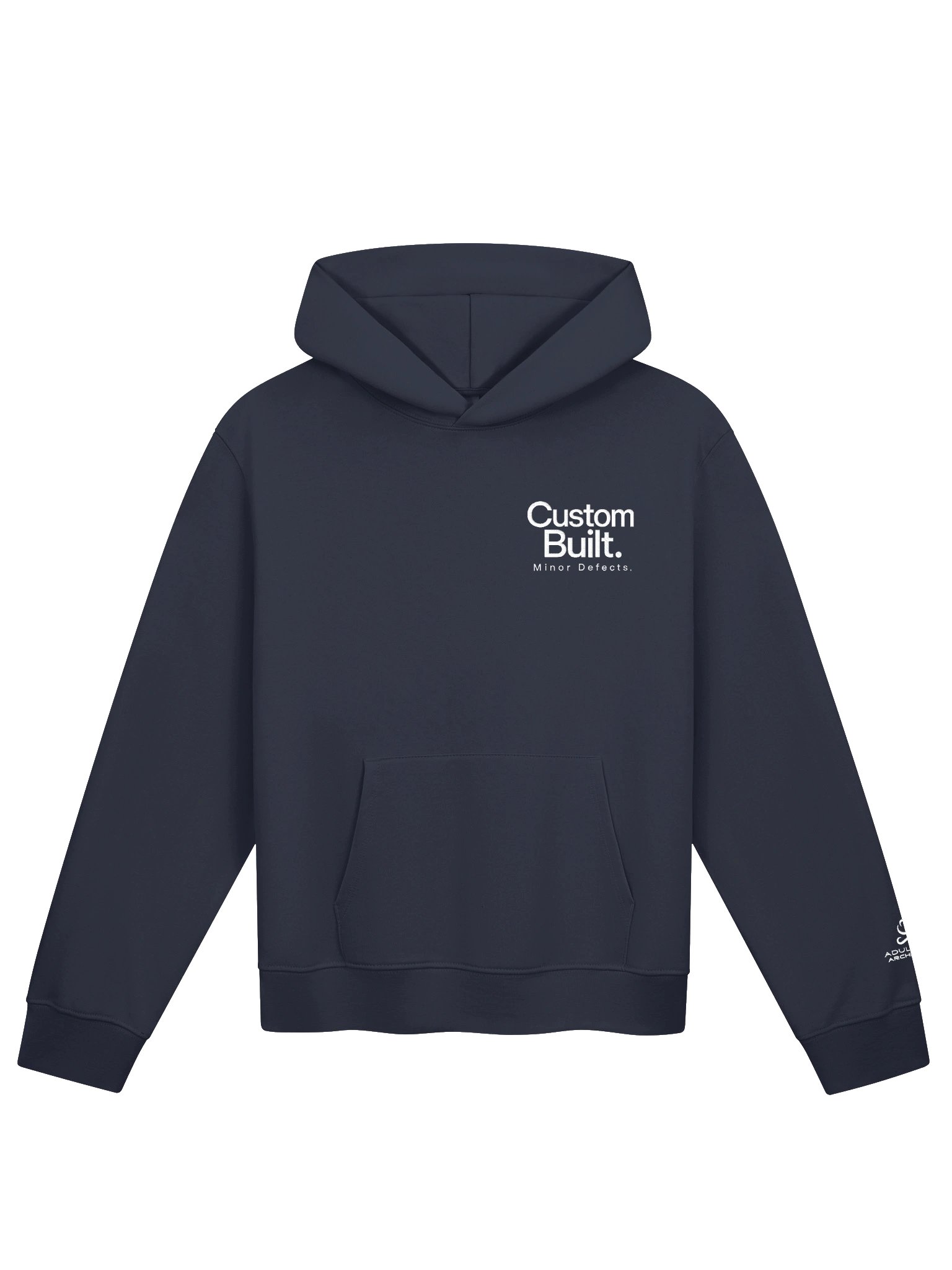 “Custom Built. Minor Defects.” — Bella+Canvas Unisex Oversized Midweight Hoodie product image (3)